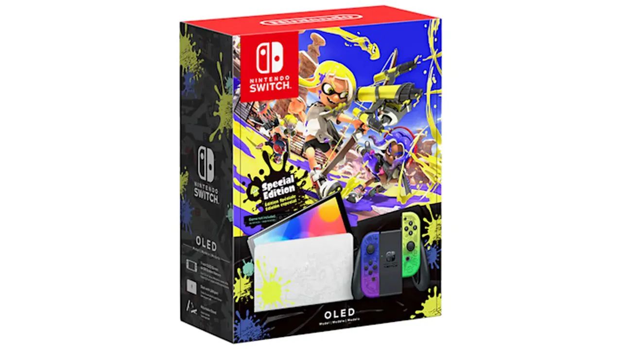 Nintendo Switch Oled 64gb Edição Limitada Splatoon 3 Novo Lacrado Com Nota  Fiscal