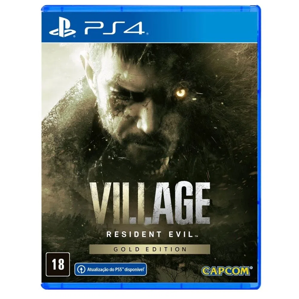 Resident Evil Village Gold Edition - Jogo Ps5 Mídia Física