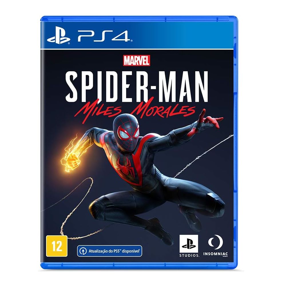 Jogo Homem Aranha - Spider-man - Ps4 - Mídia Física