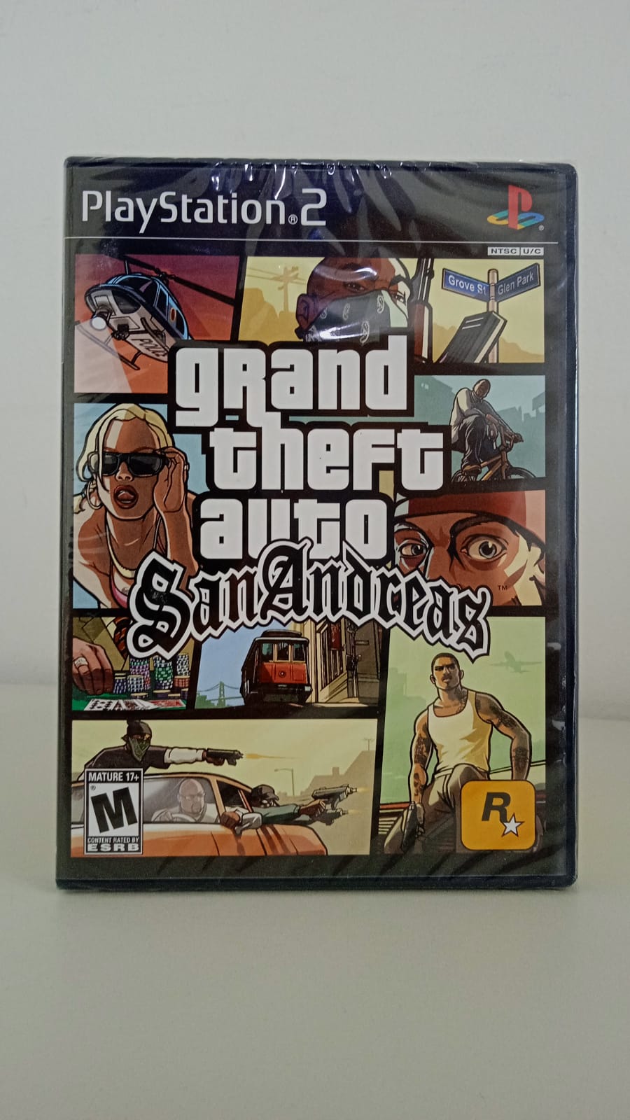 Grand Theft Auto - GTA San Andreas PS2 Original Lacrado (Americano ...