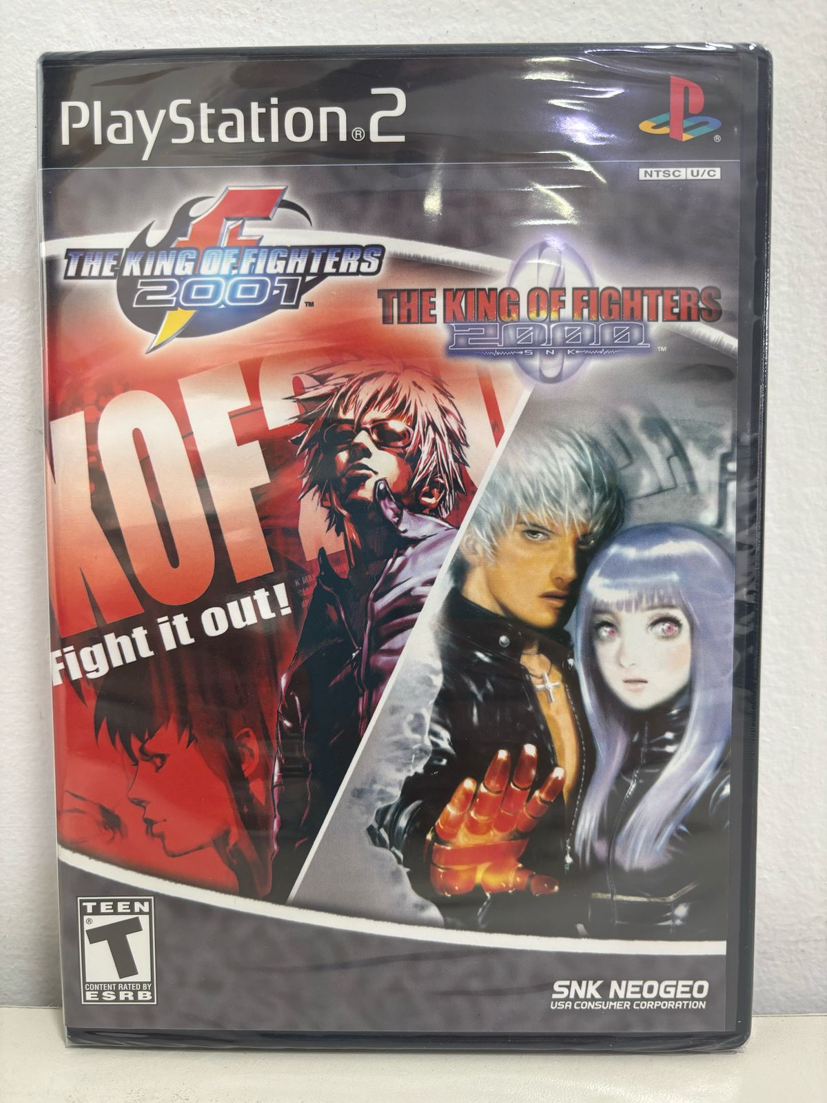The King of Fighters 2000/2001 PS2 Original Lacrado (Americano