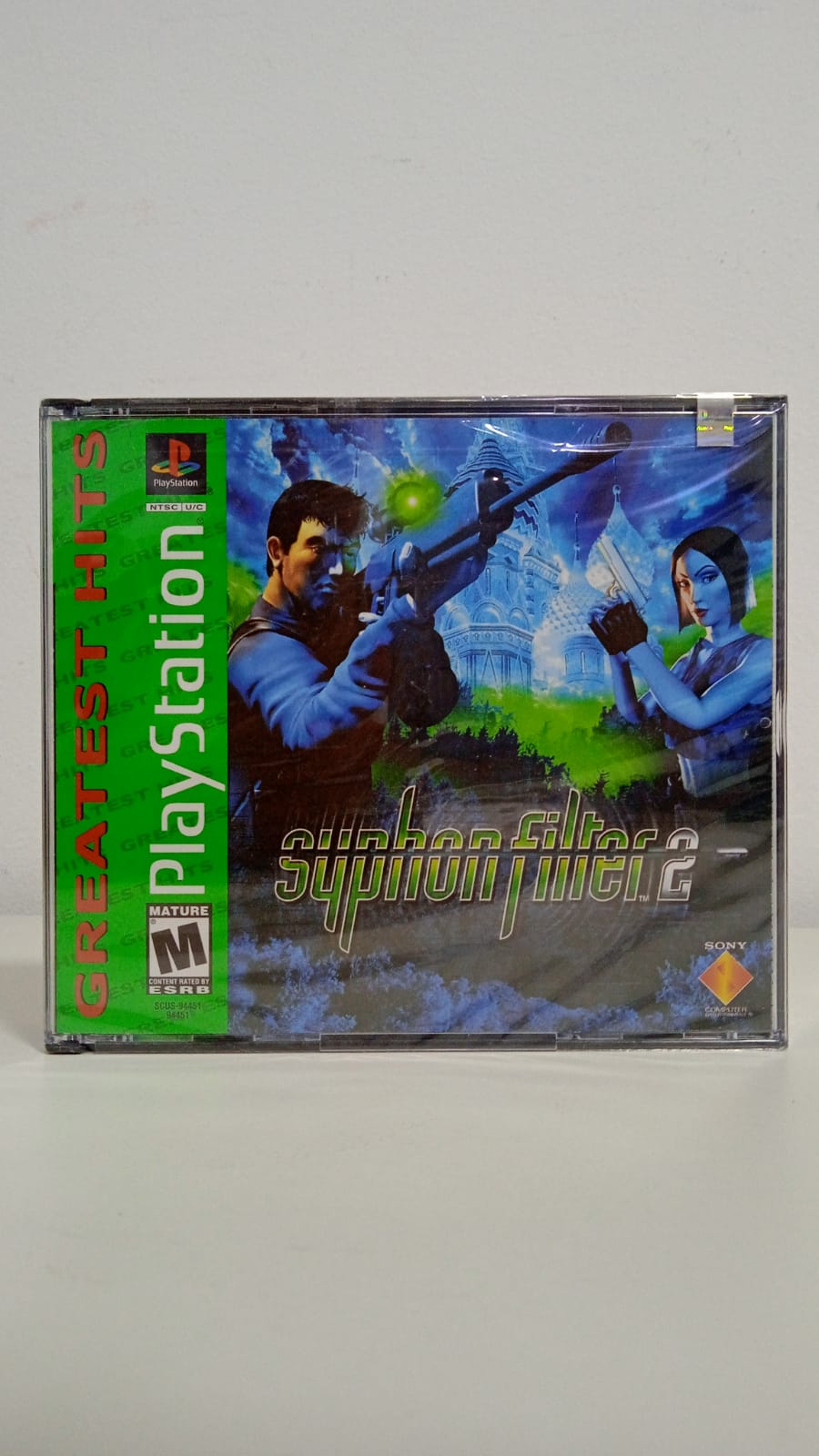 Syphon Filter 2 GH PS1 Original Lacrado - www.maicongames.com.br