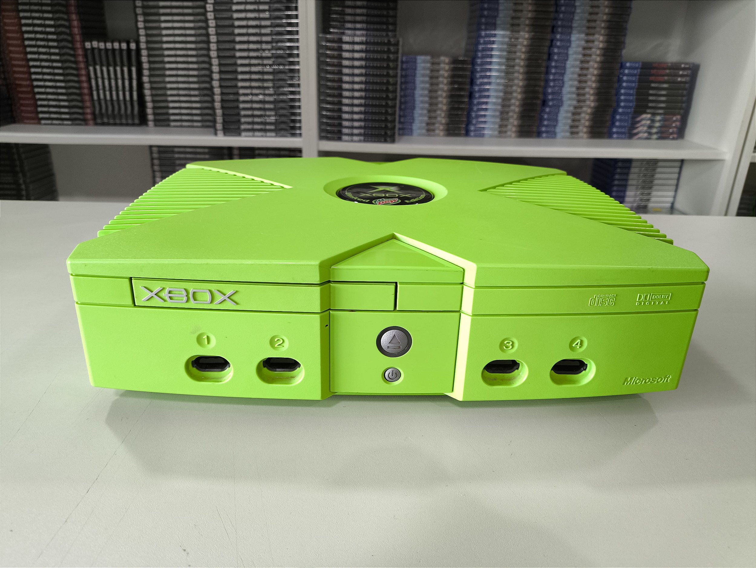 Console Microsoft Xbox Clássico Mountain Dew Limited Edition Loose