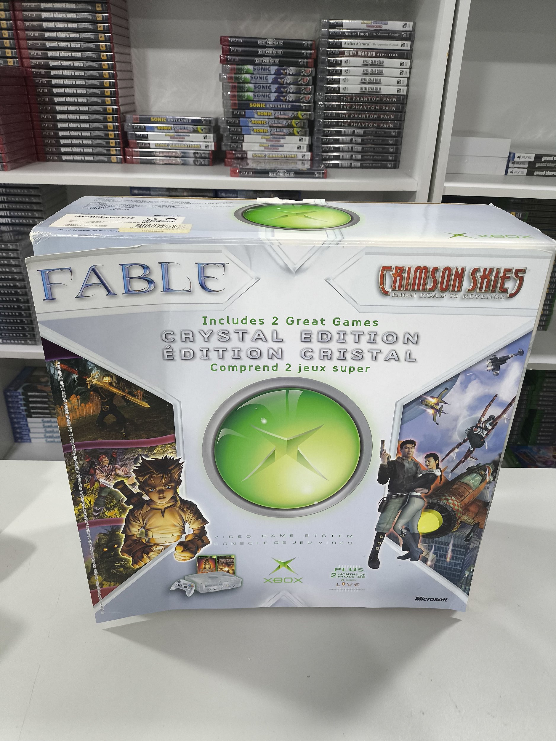Microsoft Xbox - Limited Edition Crystal Pack - console de jeux - 20 Go HDD - Console rétrogaming à la Fnac