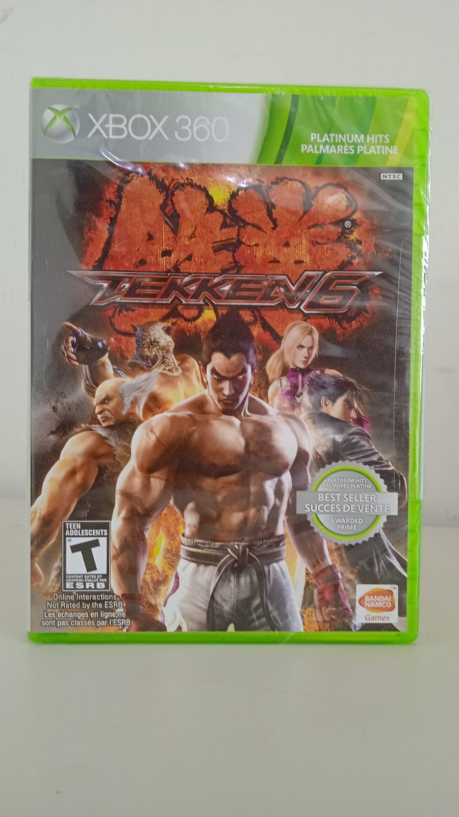 Tekken 6 Platinum Hits Xbox 360 Original Mídia Física Lacrado