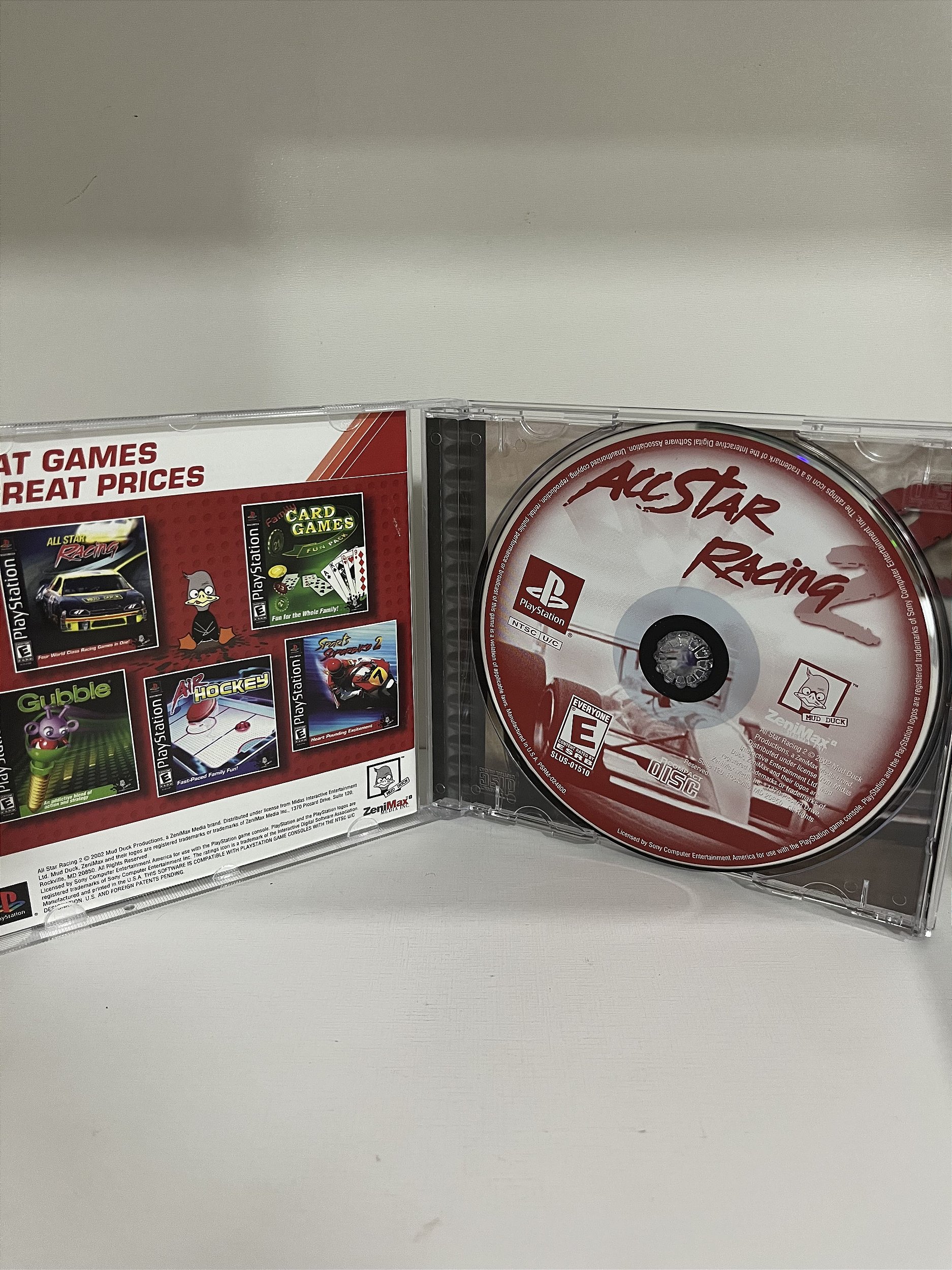 All Star Racing 2 PS1 Original Americano (Usado) - www.maicongames.com.br