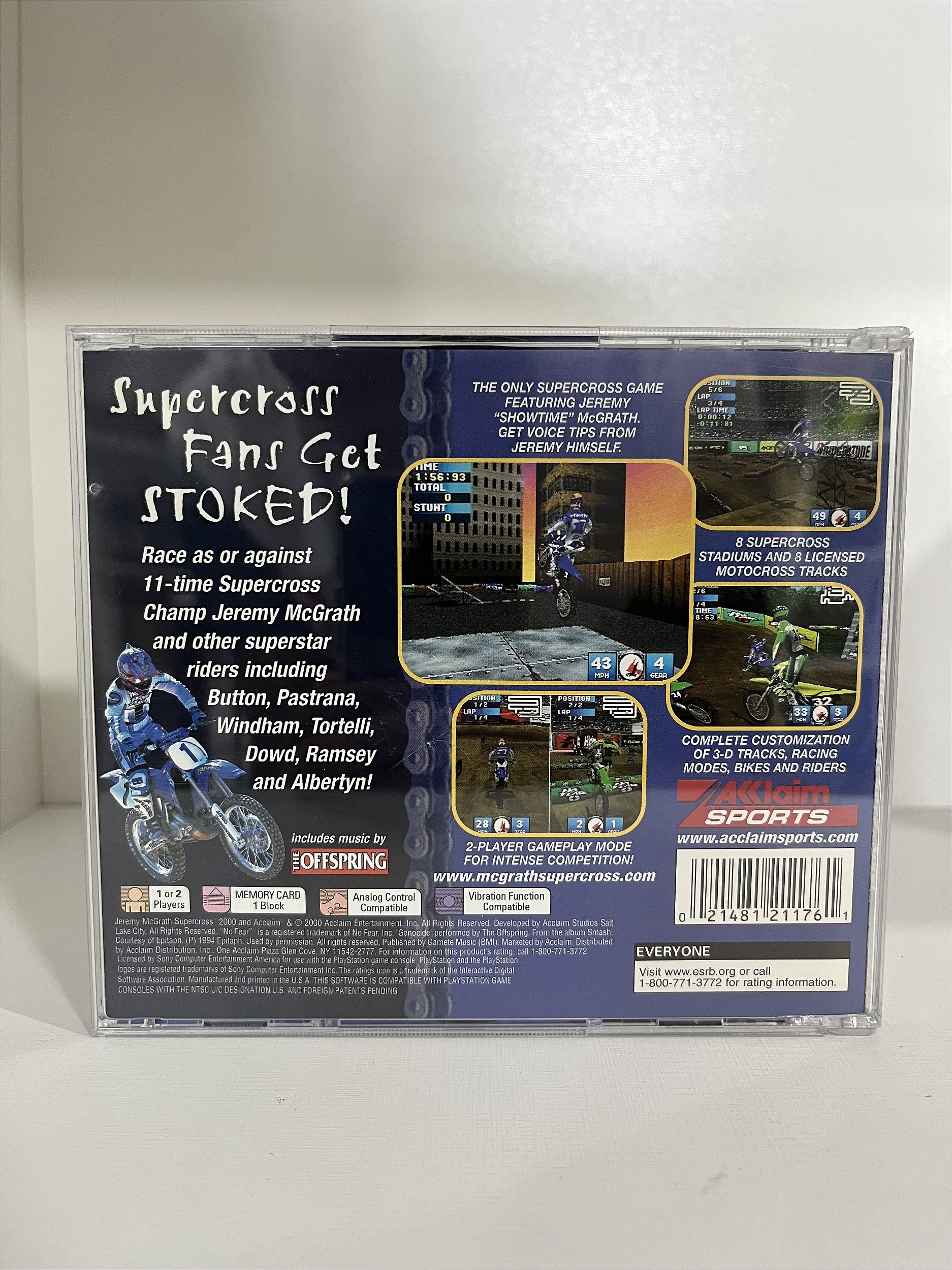 Jeremy mcgrath supercross 2000 ps1 complet - Jeux vidéo