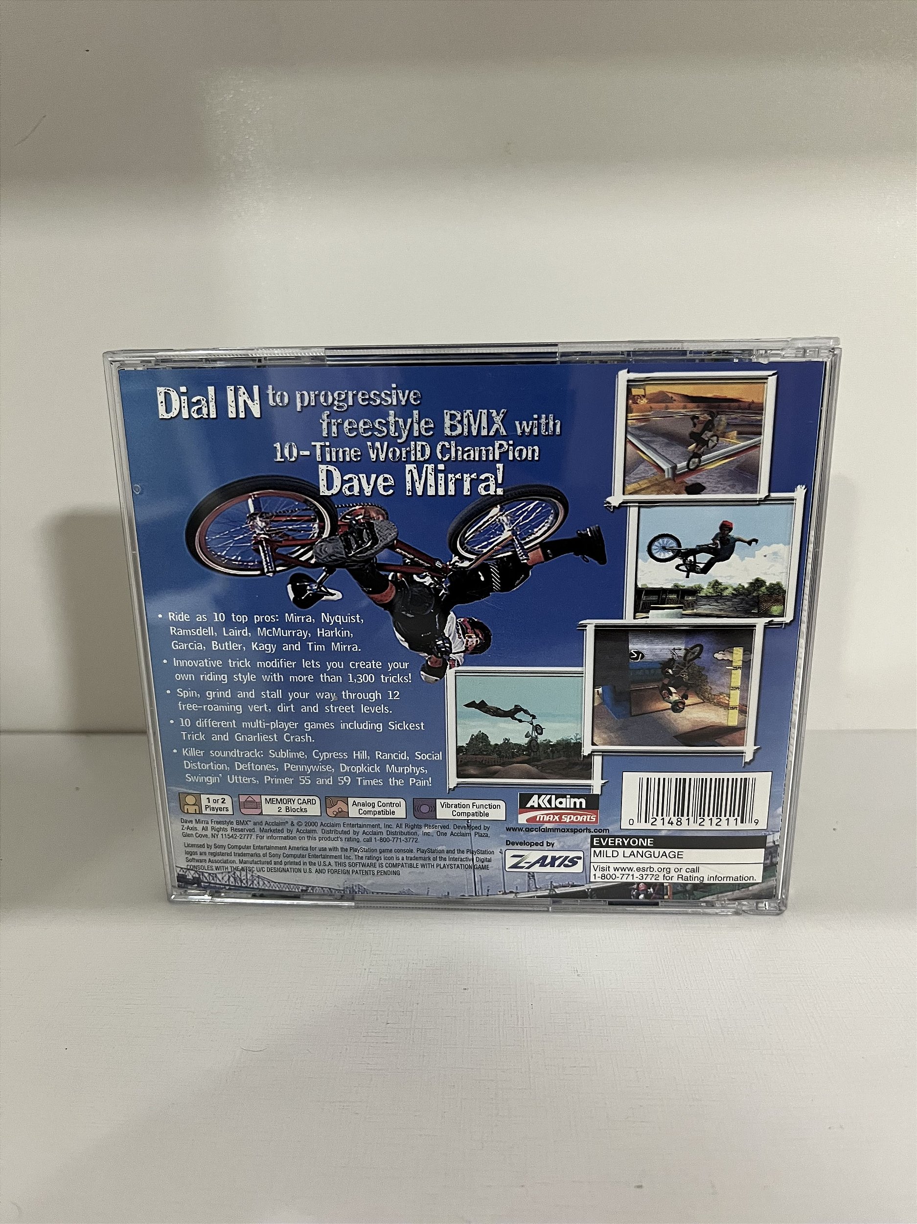 Dave Mirra Freestyle BMX PS1 Original Americano (Usado) - www