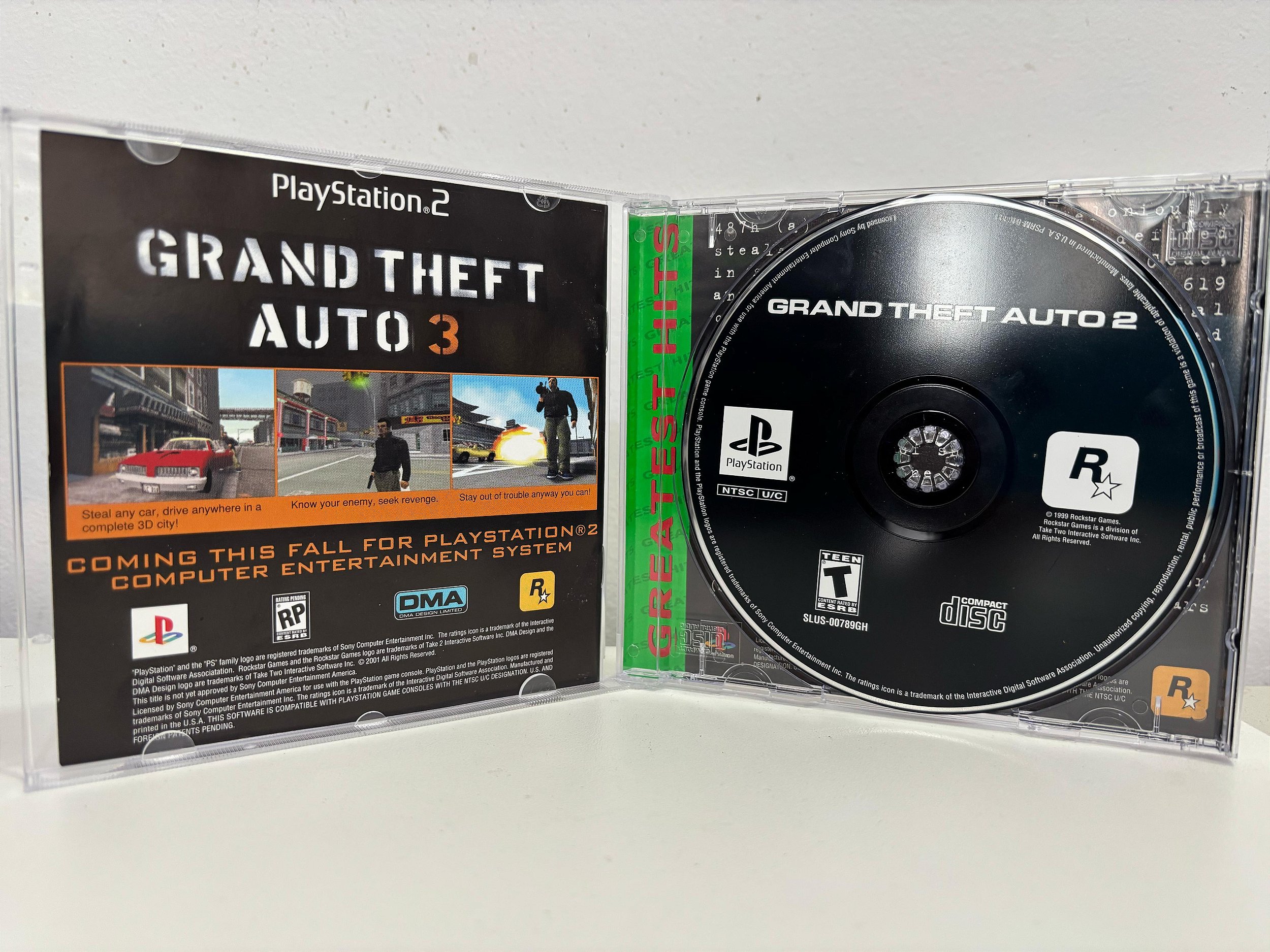Grand Theft Auto 2 GH - GTA 2 PS1 Original Americano (Usado) - www