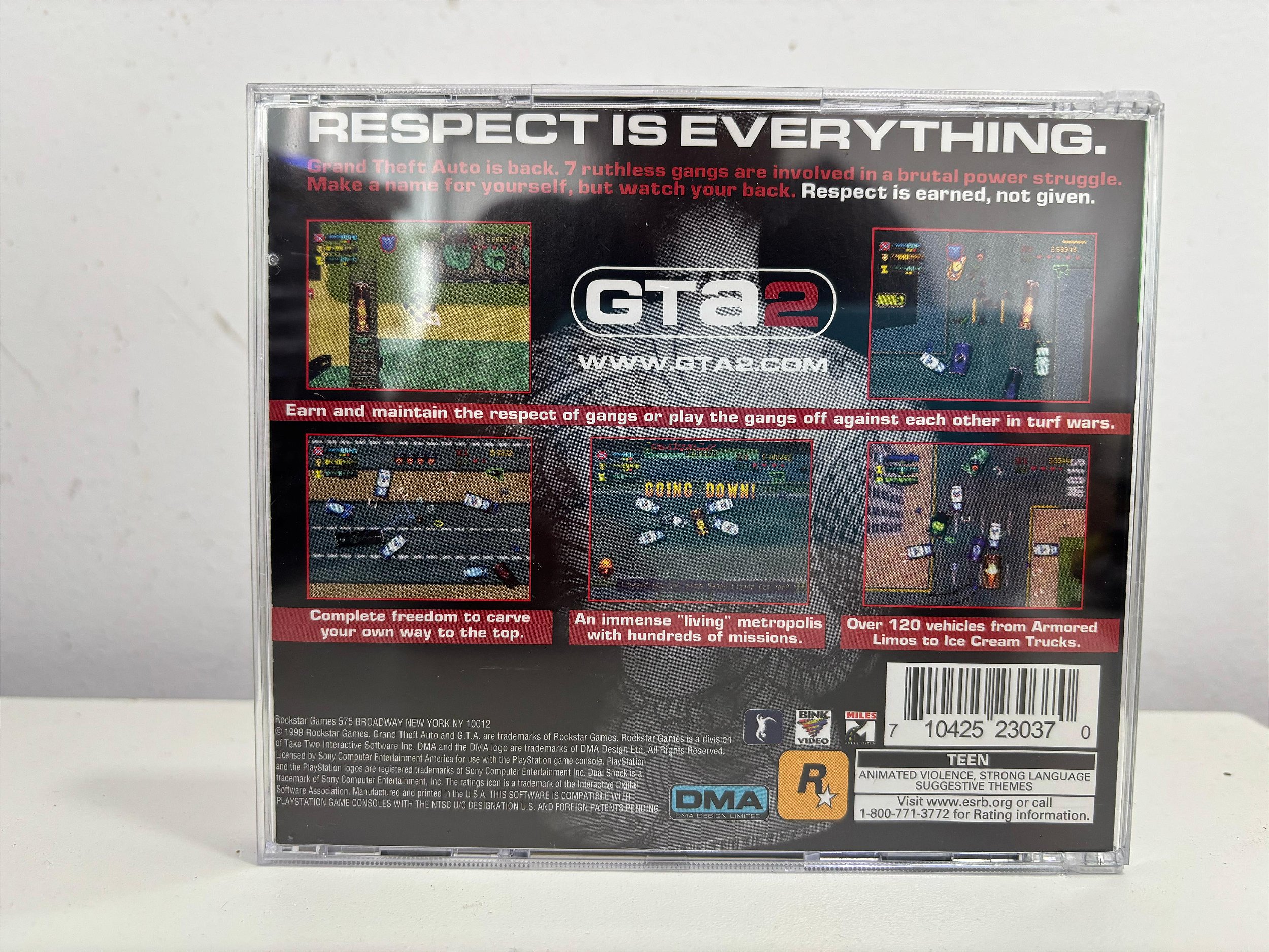 Grand Theft Auto 2 GH - GTA 2 PS1 Original Americano (Usado) - www