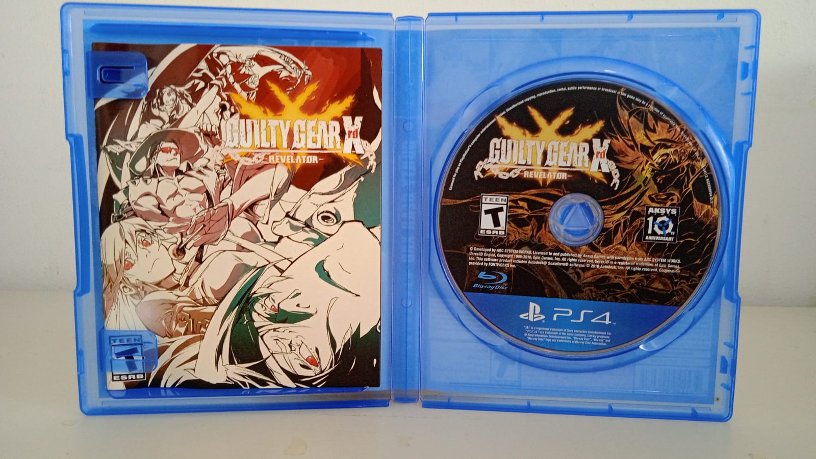 Jeu PS4 Guilty Gear Xrd Revelator - Disque Impeccable, Boîte Et Notice Incluses - Très Bon état