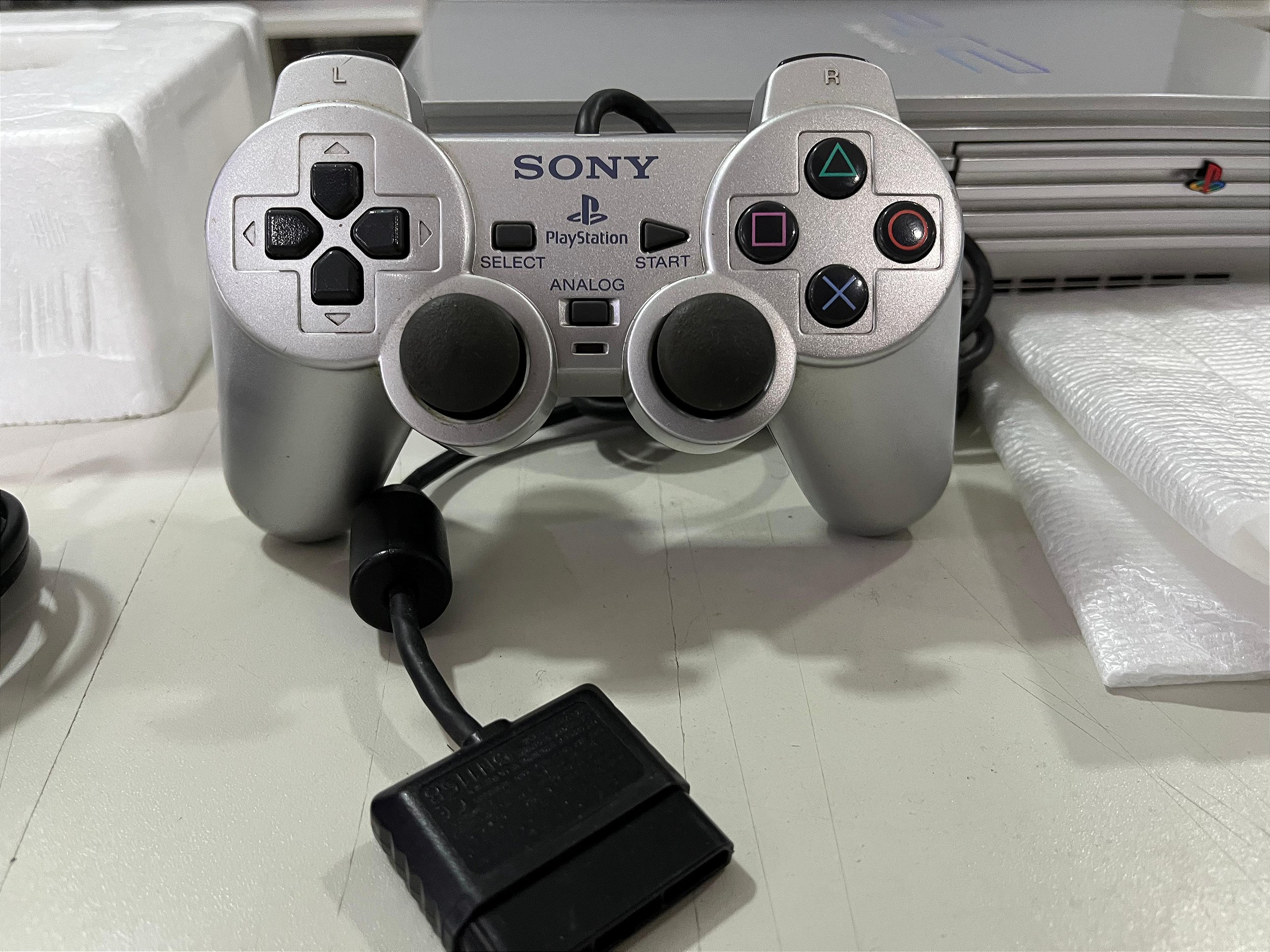 Console Sony Playstation 2 Fat Silver- PS2 FAT Silver - www