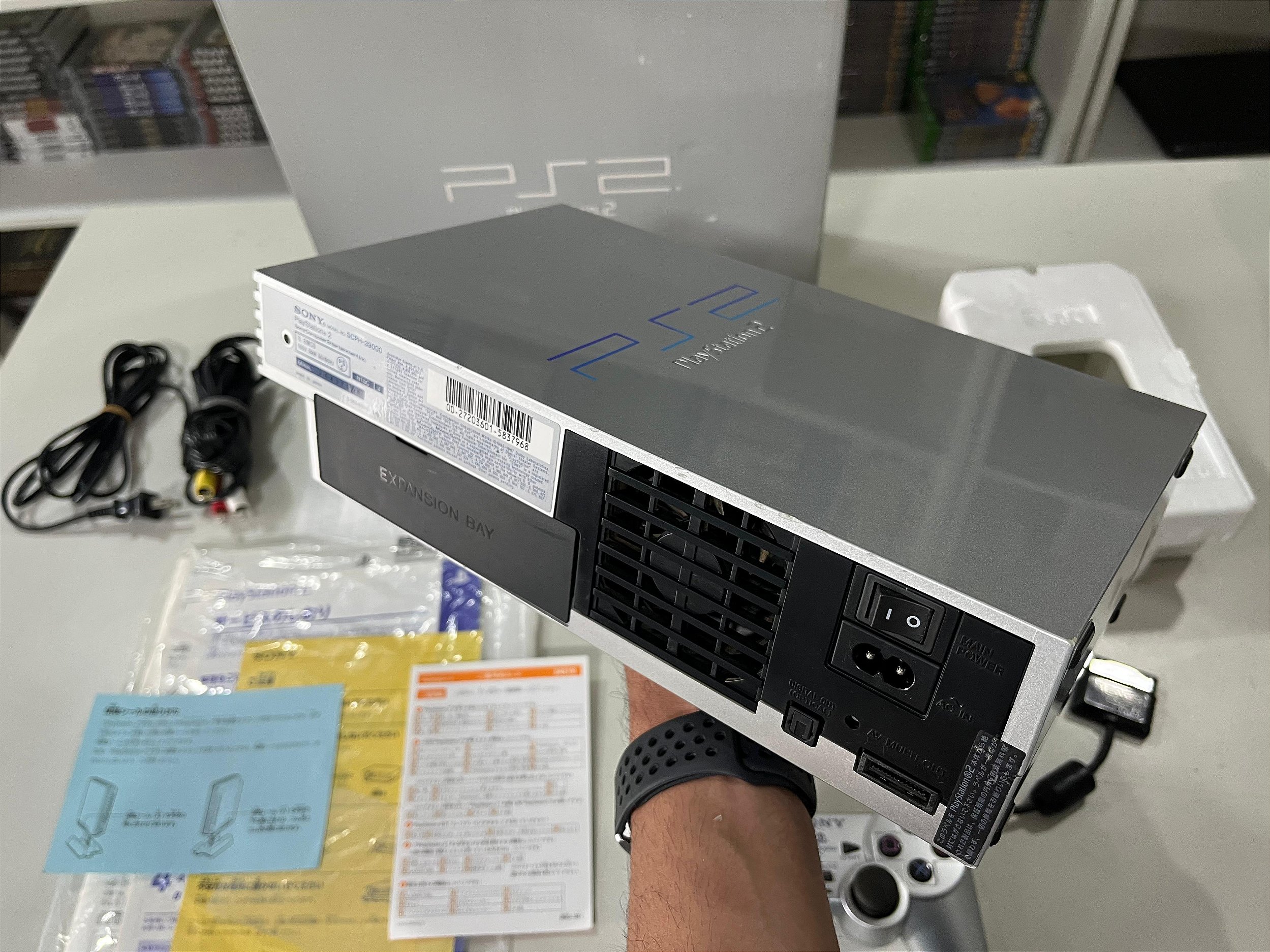 Console Sony Playstation 2 Fat Silver- PS2 FAT Silver - www