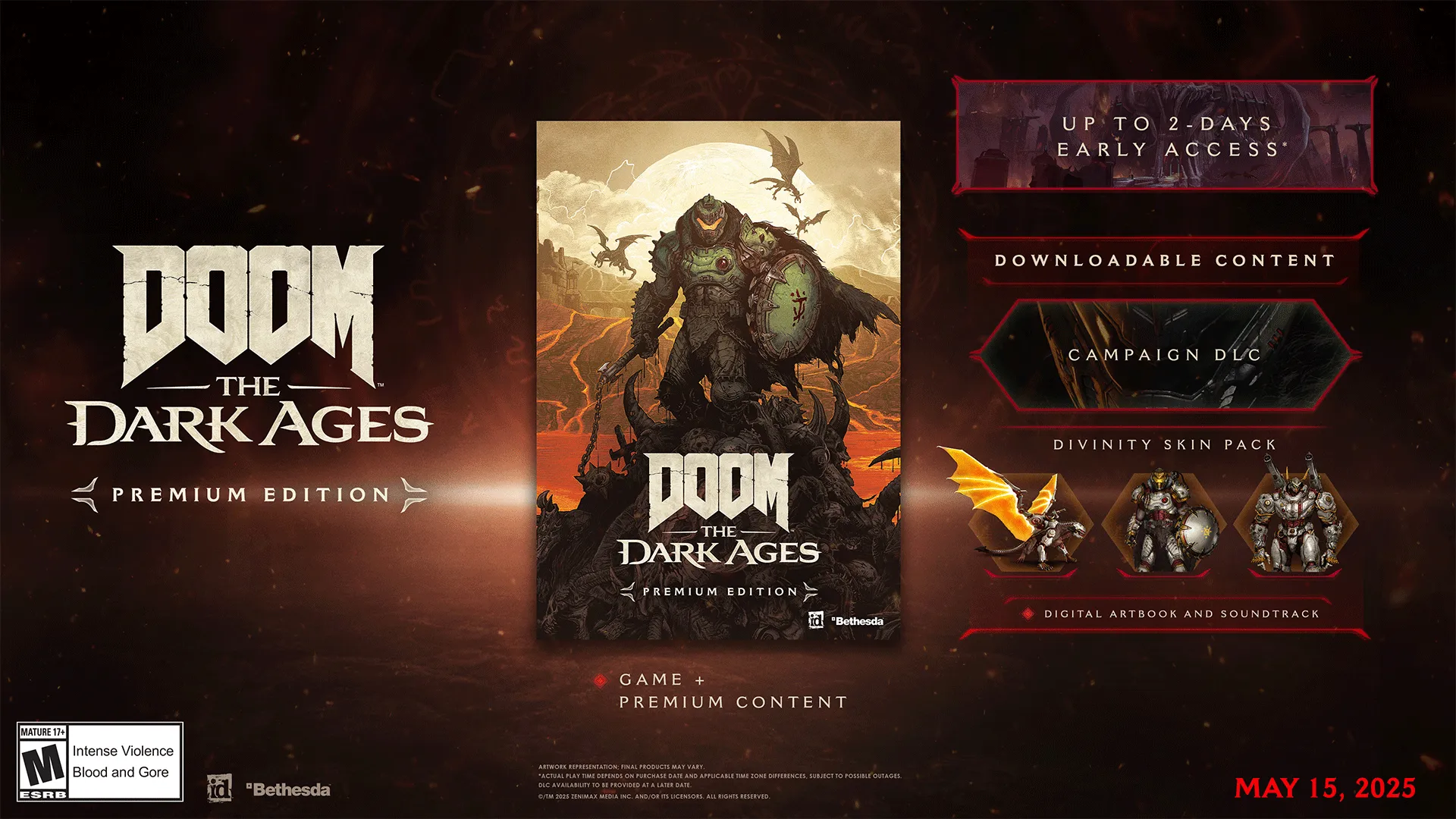 DOOM The Dark Ages Collector's Edition XBOX Series Original Mídia