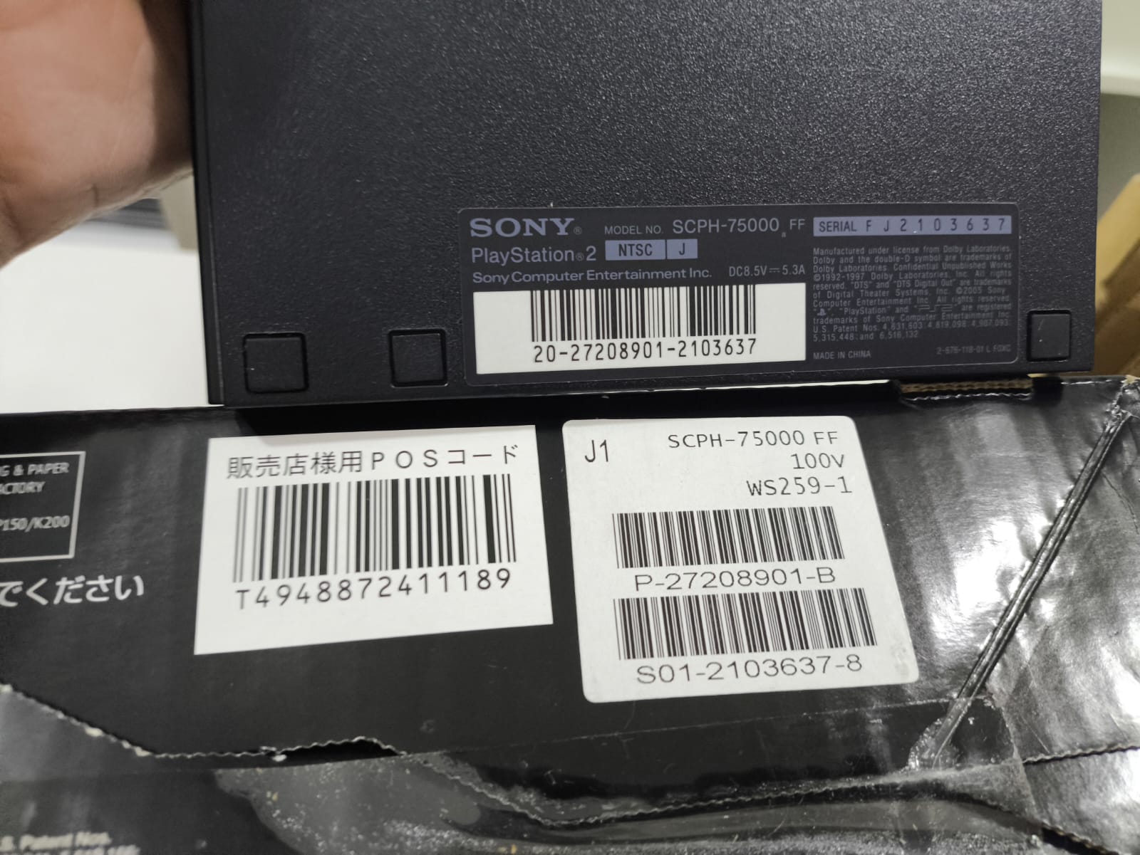 Console Playstation 2 Slim Edição Final Fantasy Novo Sem Uso - PS2