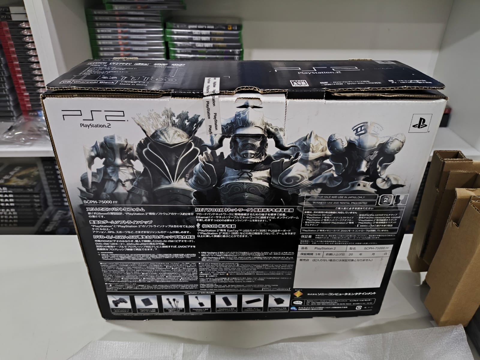 Console Playstation 2 Slim Edição Final Fantasy Novo Sem Uso - PS2