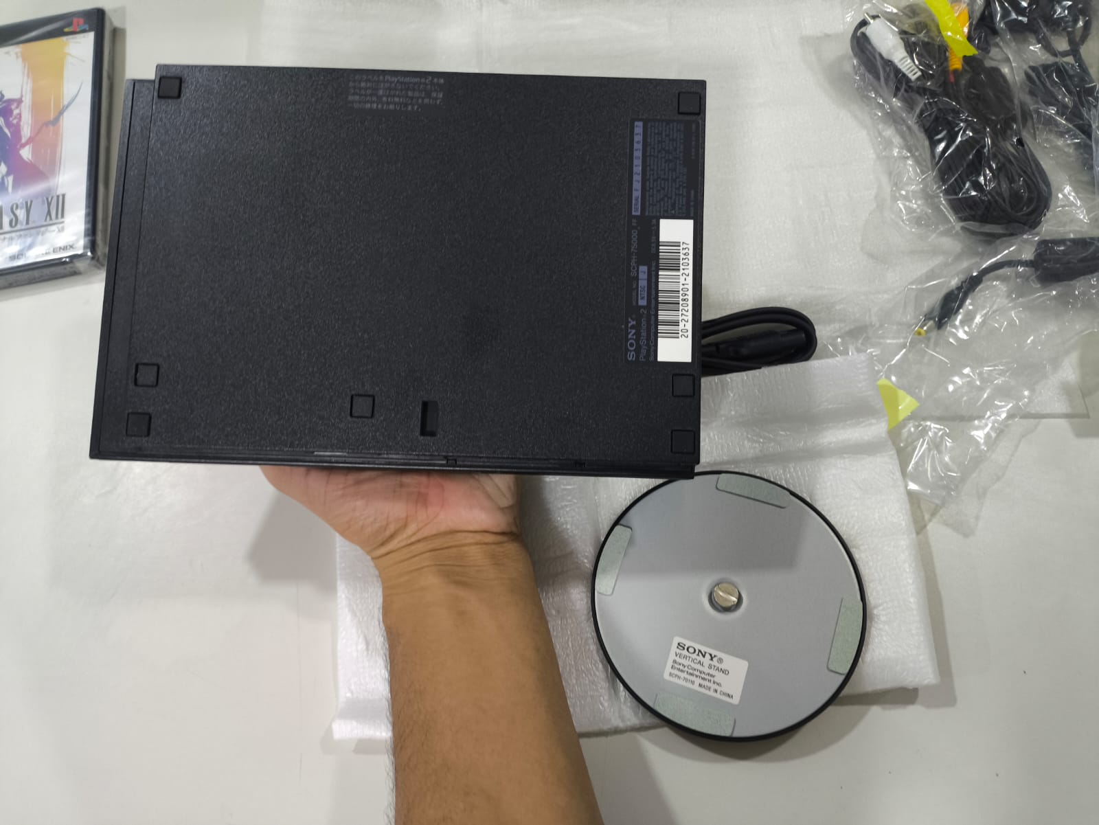 Console Playstation 2 Slim Edição Final Fantasy Novo Sem Uso - PS2