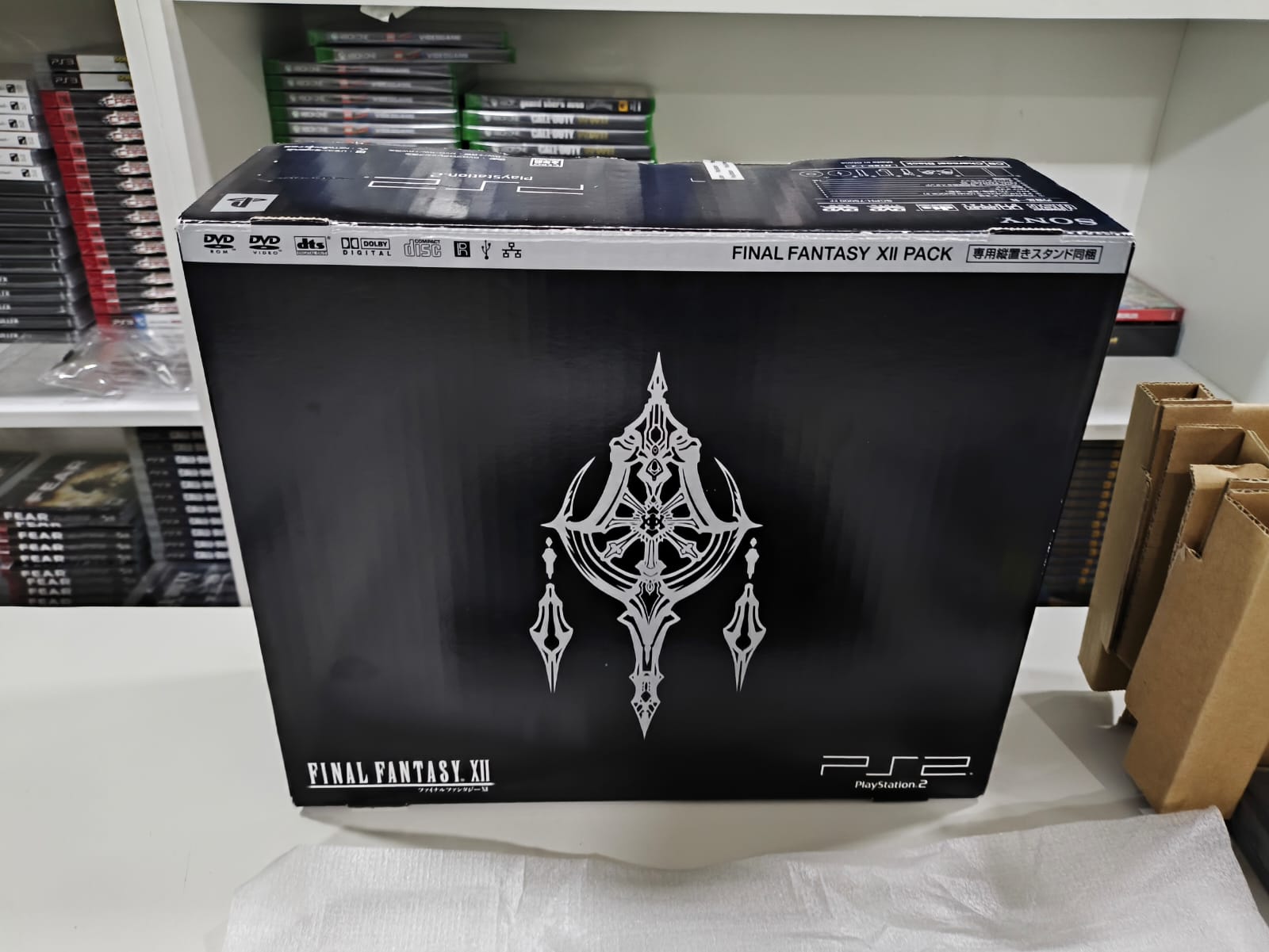 Console Playstation 2 Slim Edição Final Fantasy Novo Sem Uso - PS2