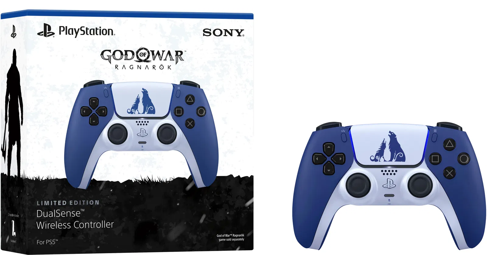 Controle Sem Fio Sony DualSense Edição God of War Ragnarok Para