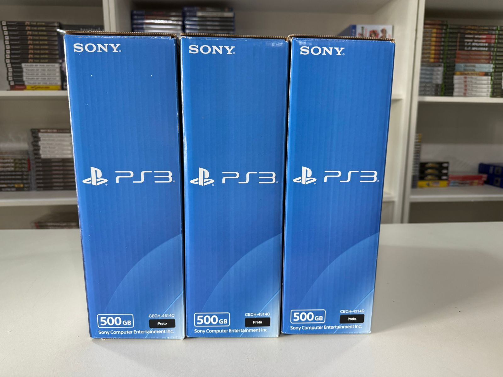 Console Sony Playstation 3 Super Slim 500gb Novo Lacrado - PS3