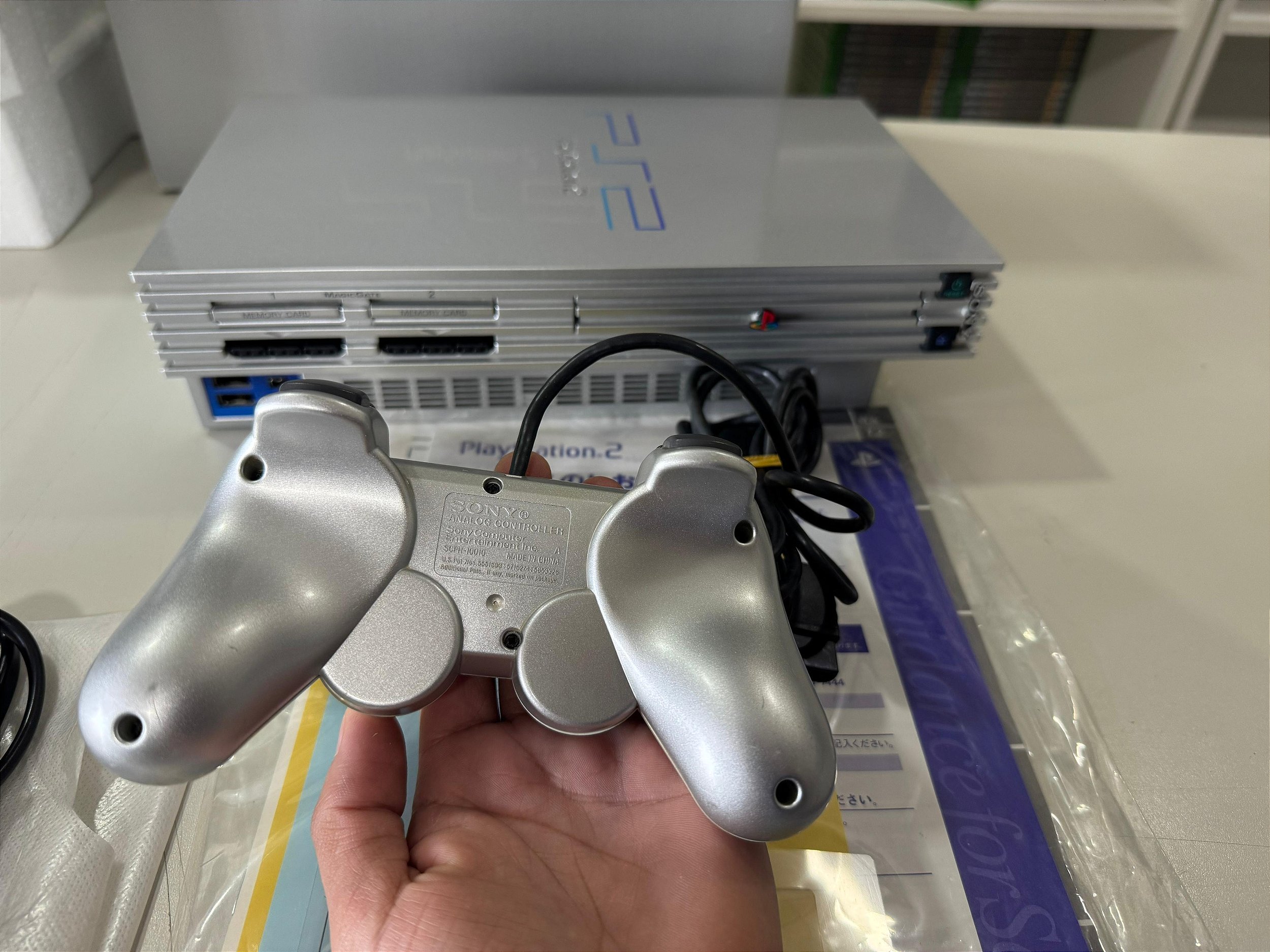 Console Sony Playstation 2 Fat Silver SCPH-39000 S - PS2 FAT
