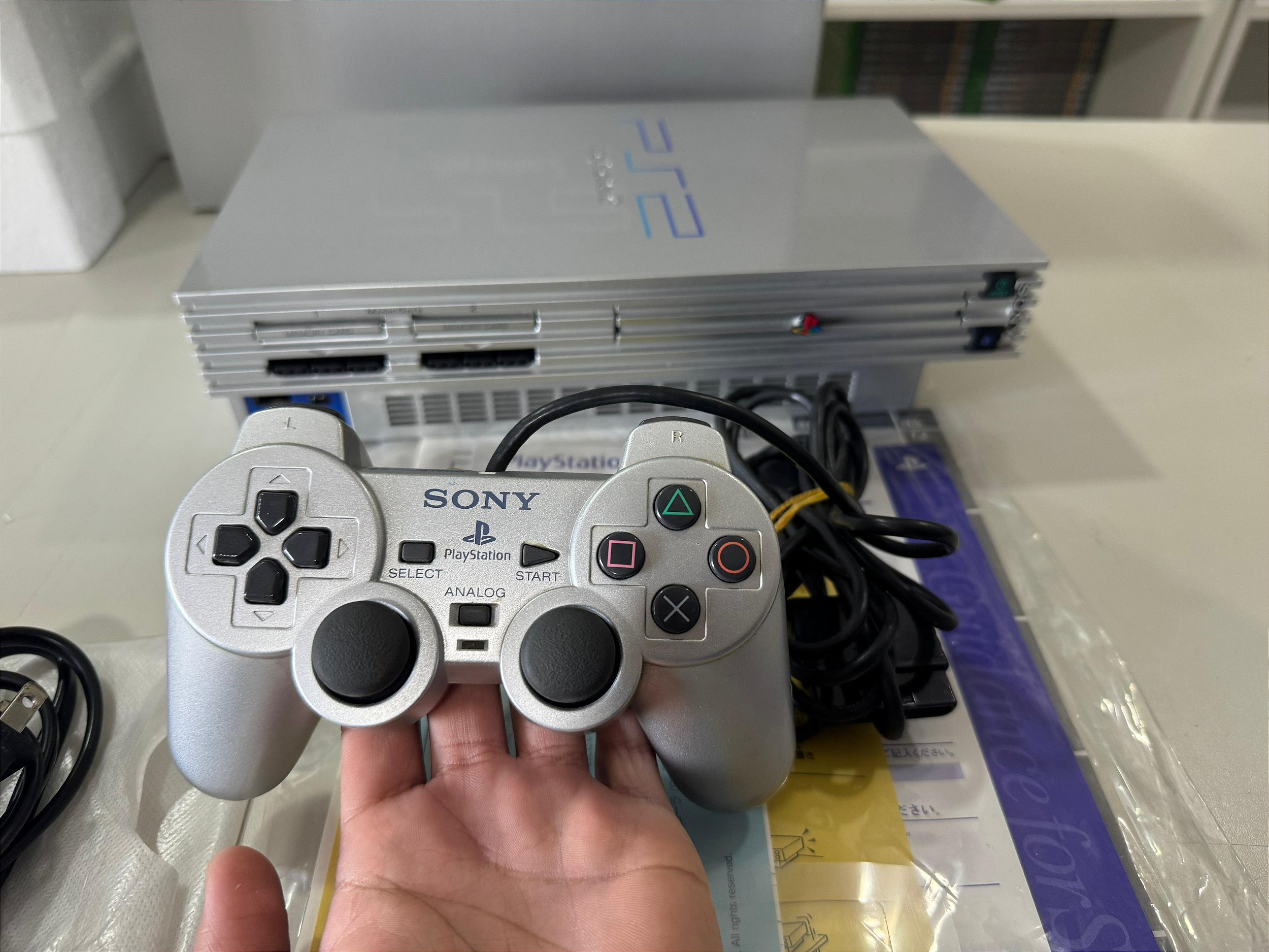 Console Sony Playstation 2 Fat Silver SCPH-39000 S - PS2 FAT