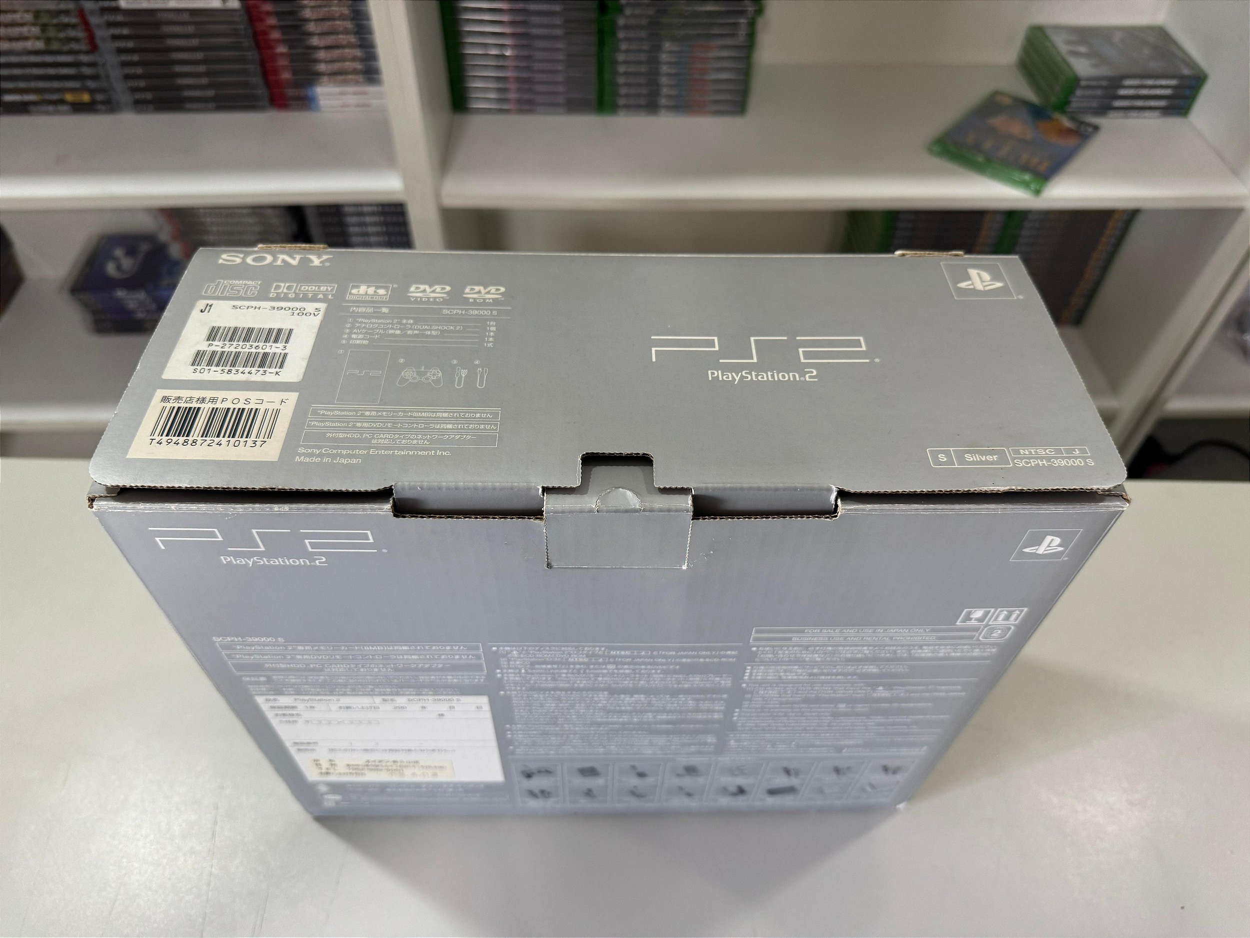 Console Sony Playstation 2 Fat Silver SCPH-39000 S - PS2 FAT