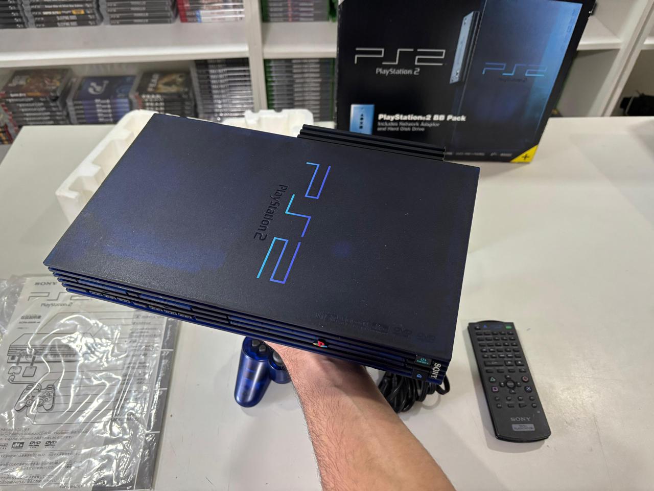 Nintendo Switch SONY PlayStation2 SCPH-50000 Console Playstation 2 Fat Midnight Black Scph - 50000 (jpn) Na