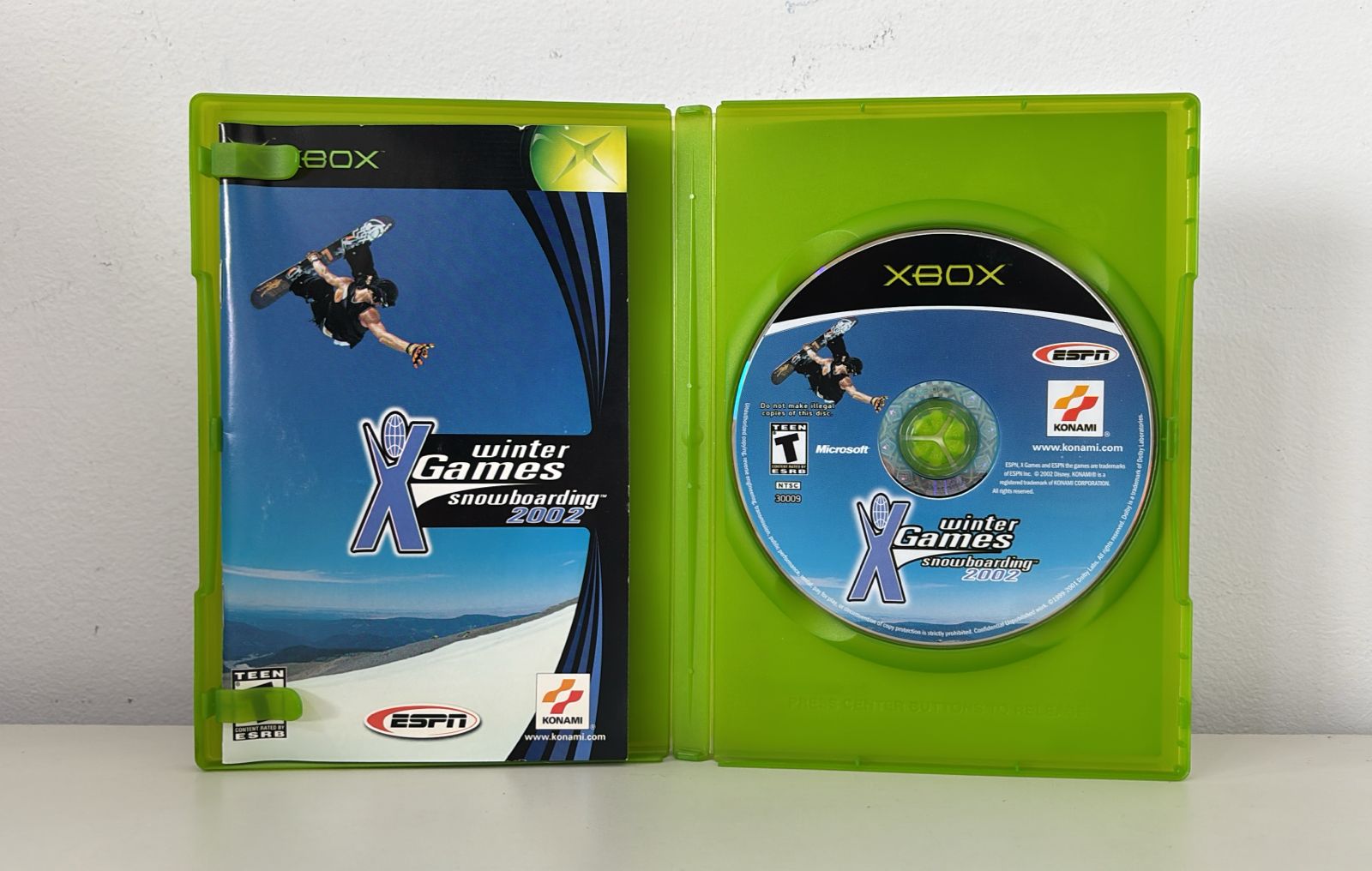 ESPN Winter X Games Snowboarding 2002 Xbox Classic Americano