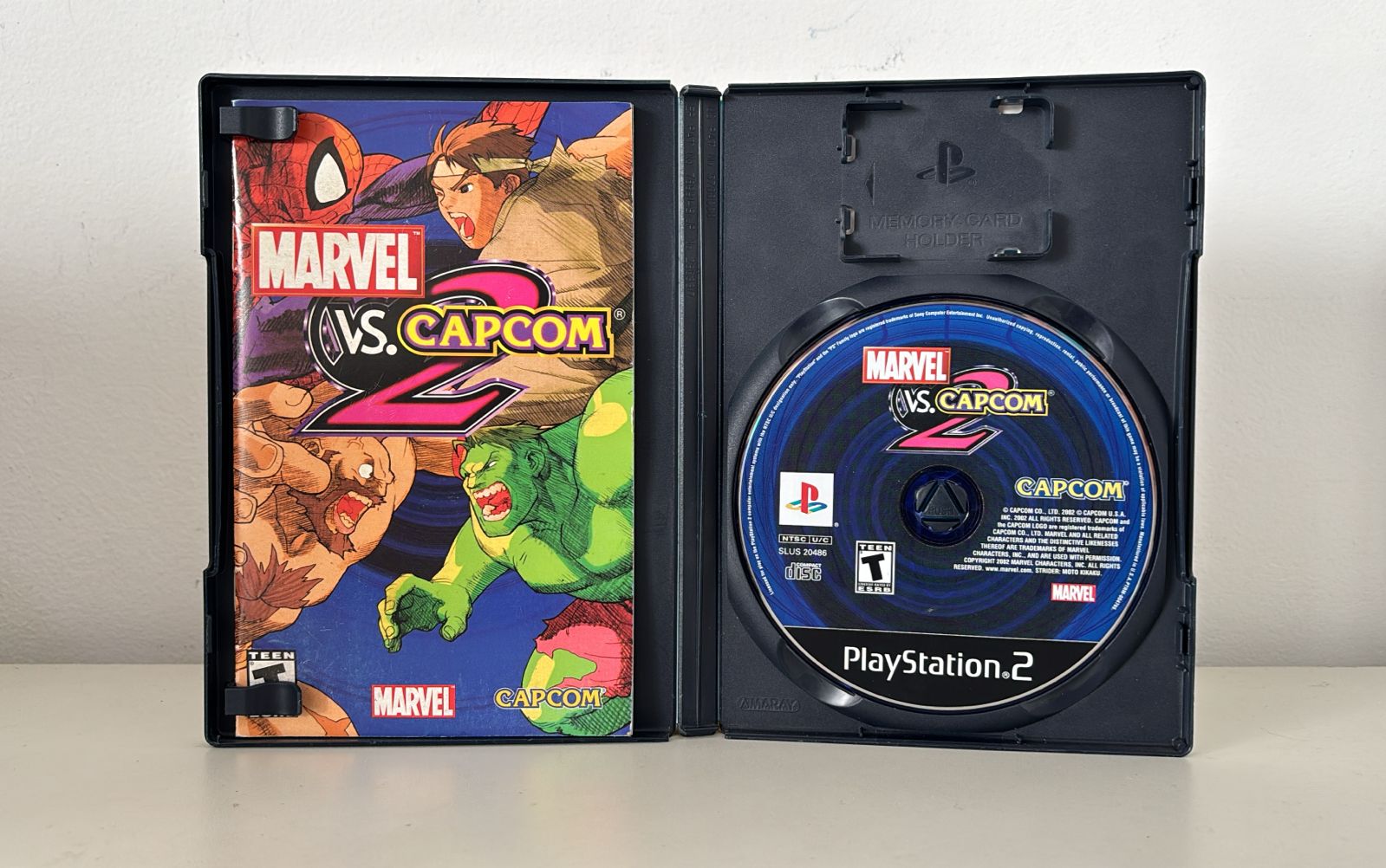Marvel VS. Capcom 2 PS2 Original Americano (Usado) - www Marvel VS. Capcom 2 PS2 Original Americano (Usado) - www