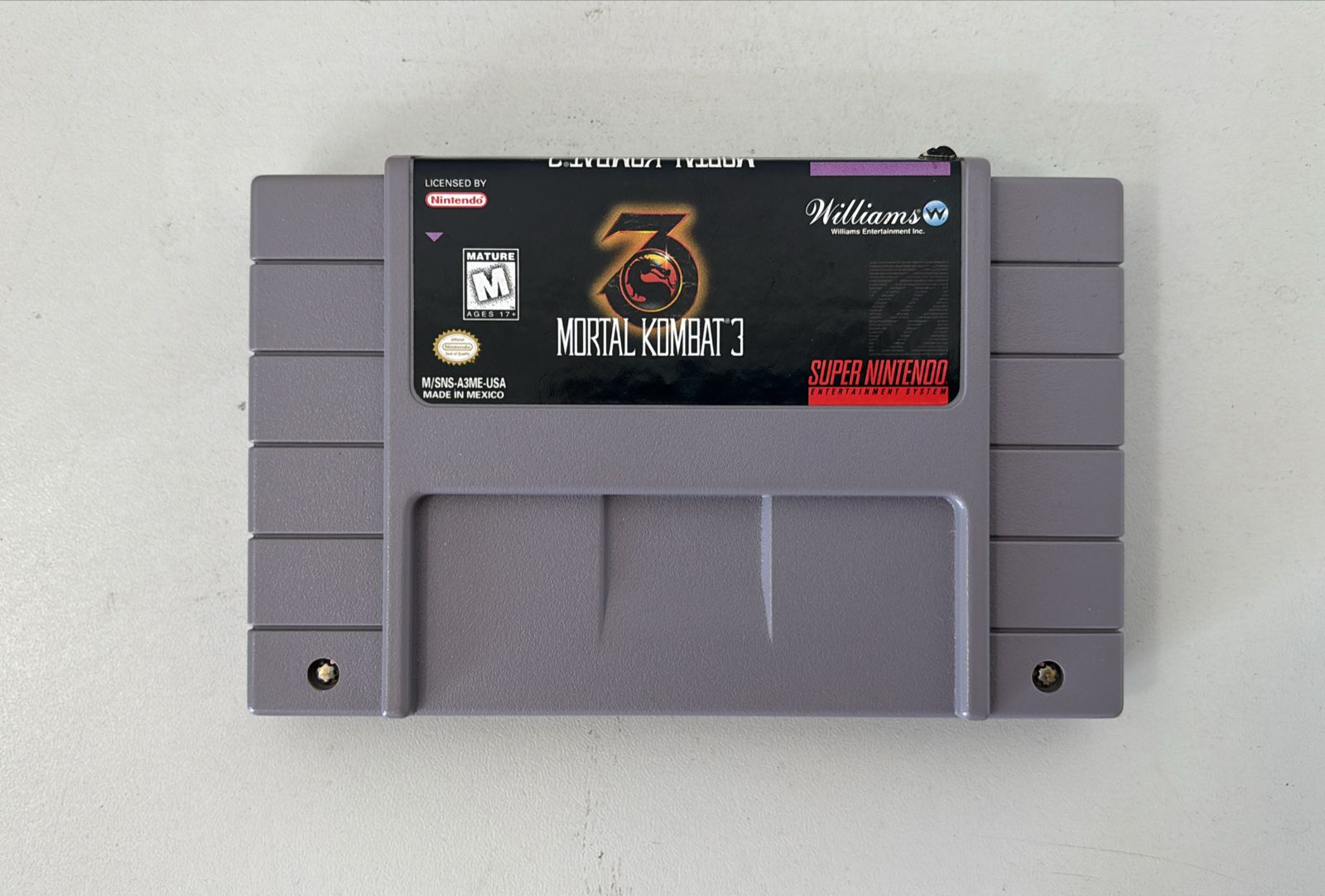 Mortal Kombat 3 Super Nintendo SNES CiB Original