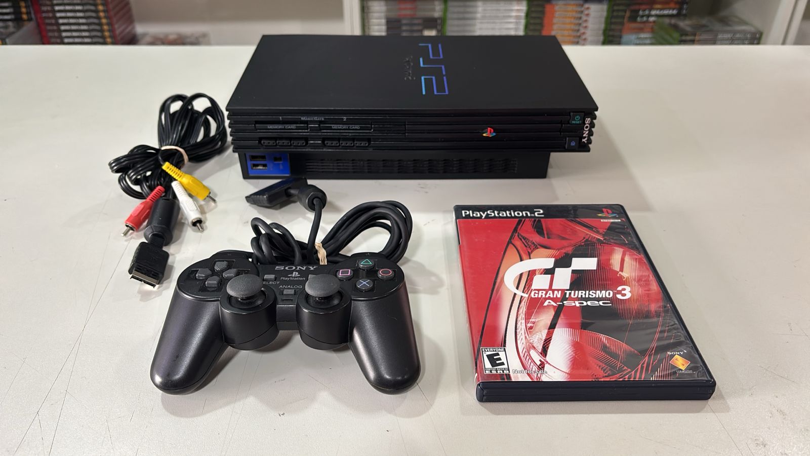 PS2 & GT3 セット Console Sony Playstation 2 Fat GT3 Racing Pack Americano SCPH