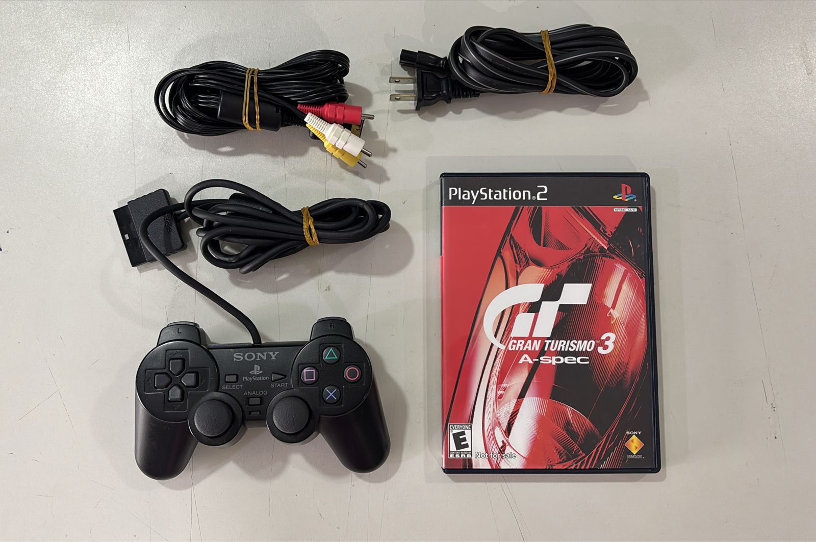 Console Sony Playstation 2 Fat GT3 Racing Pack Americano SCPH