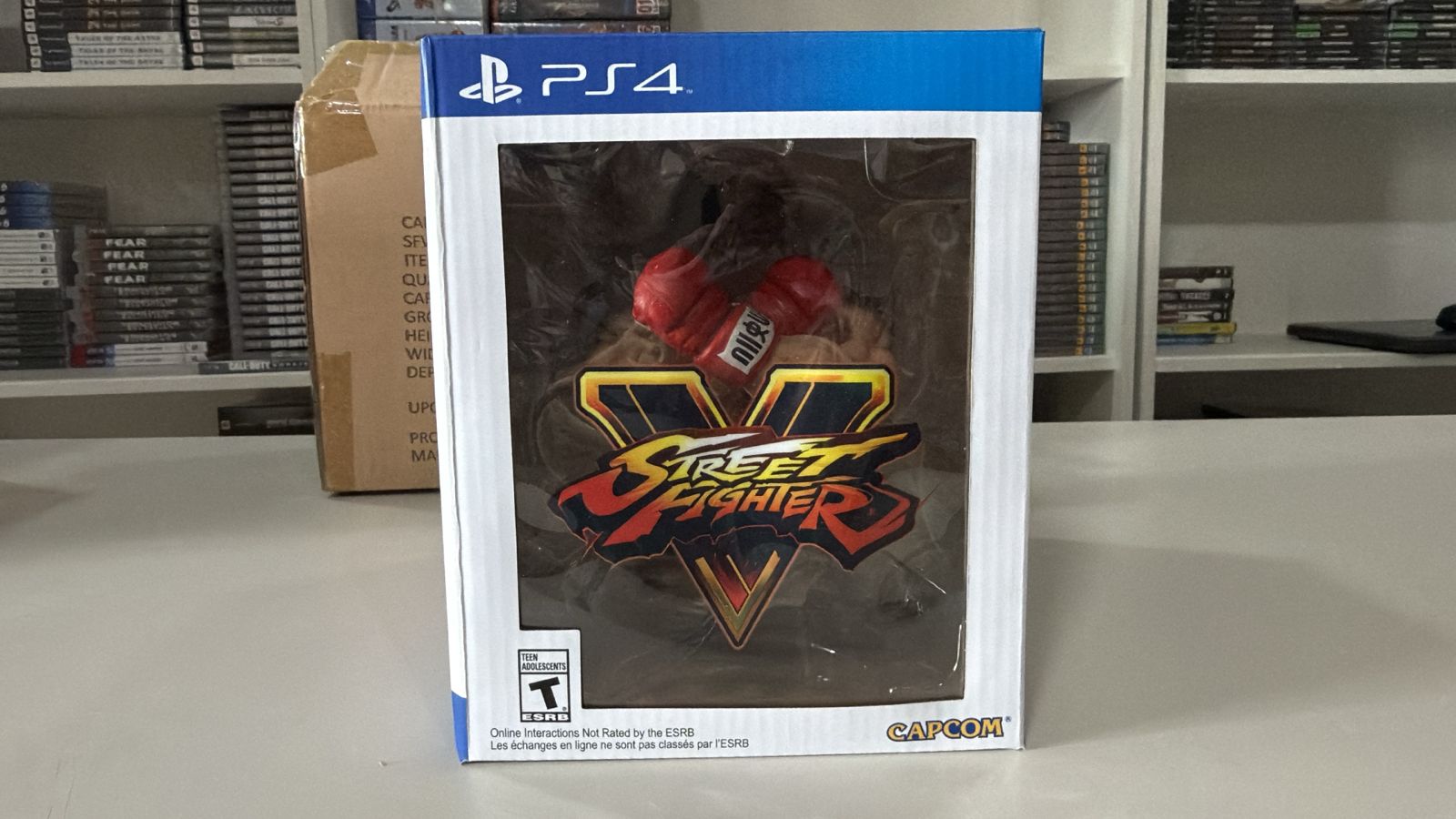 T-Shirt Collector Street Fighter V - Personnage Ryu - Taille M - Coton - Occasion Très Bon État