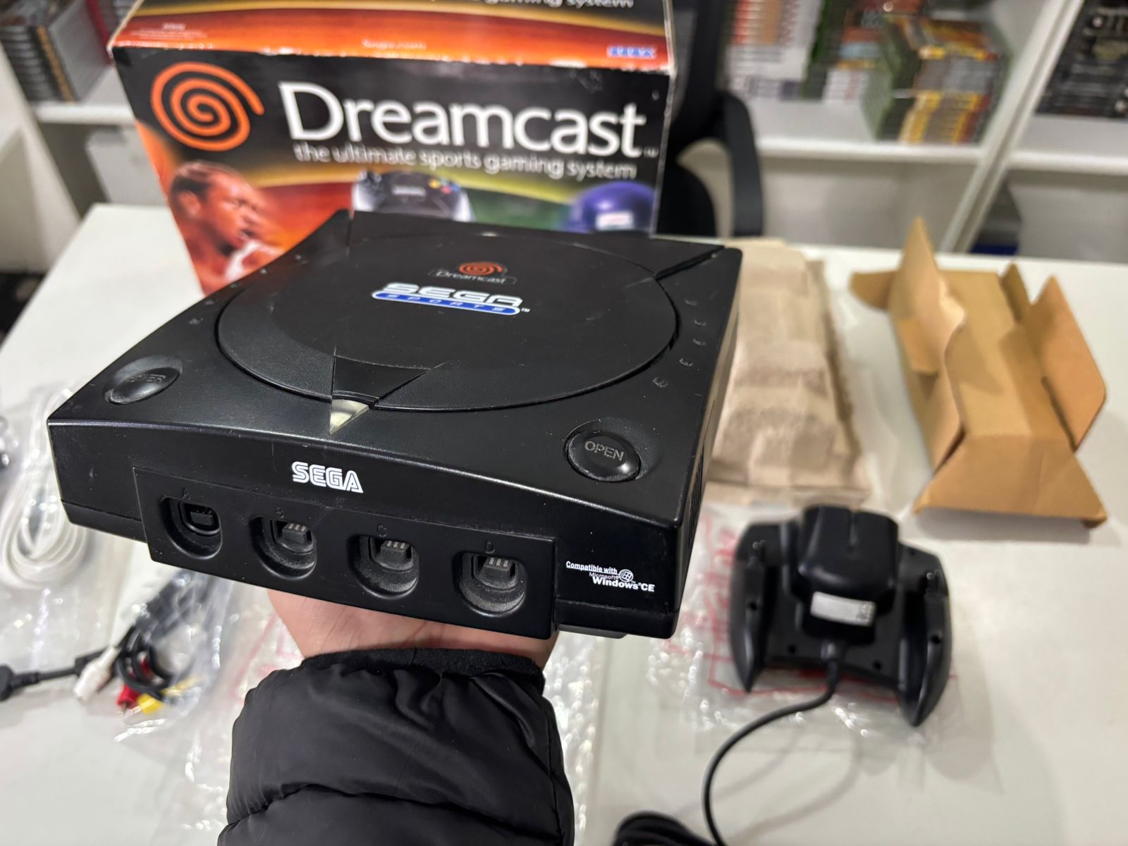 Console Sega DreamCast Ediçao Sega Sports - www.maicongames.com.br
