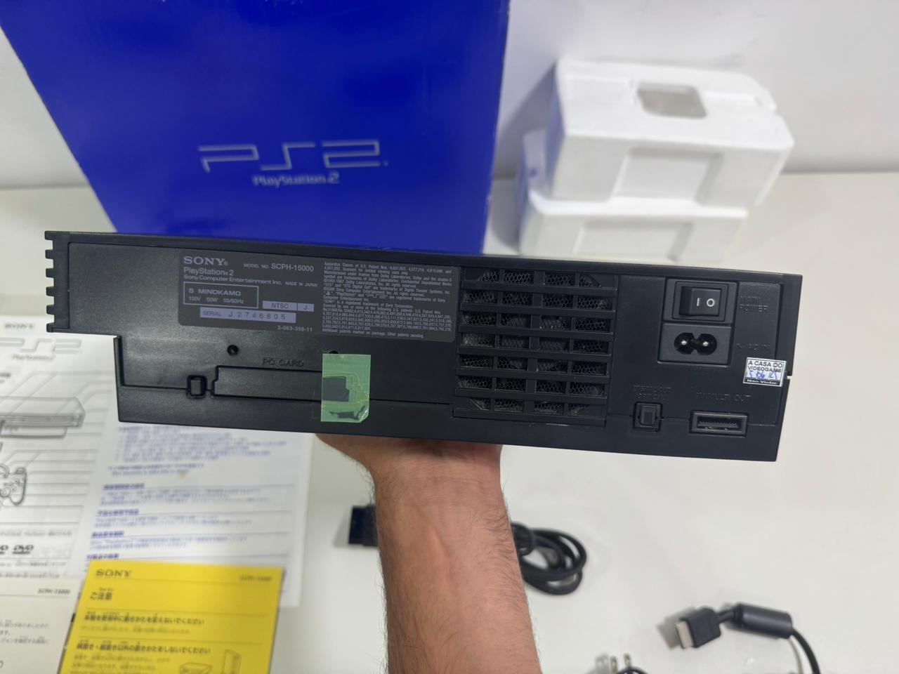 Console Playstation 2 Fat Japonês SCPH-1500 - PS2 FAT - www
