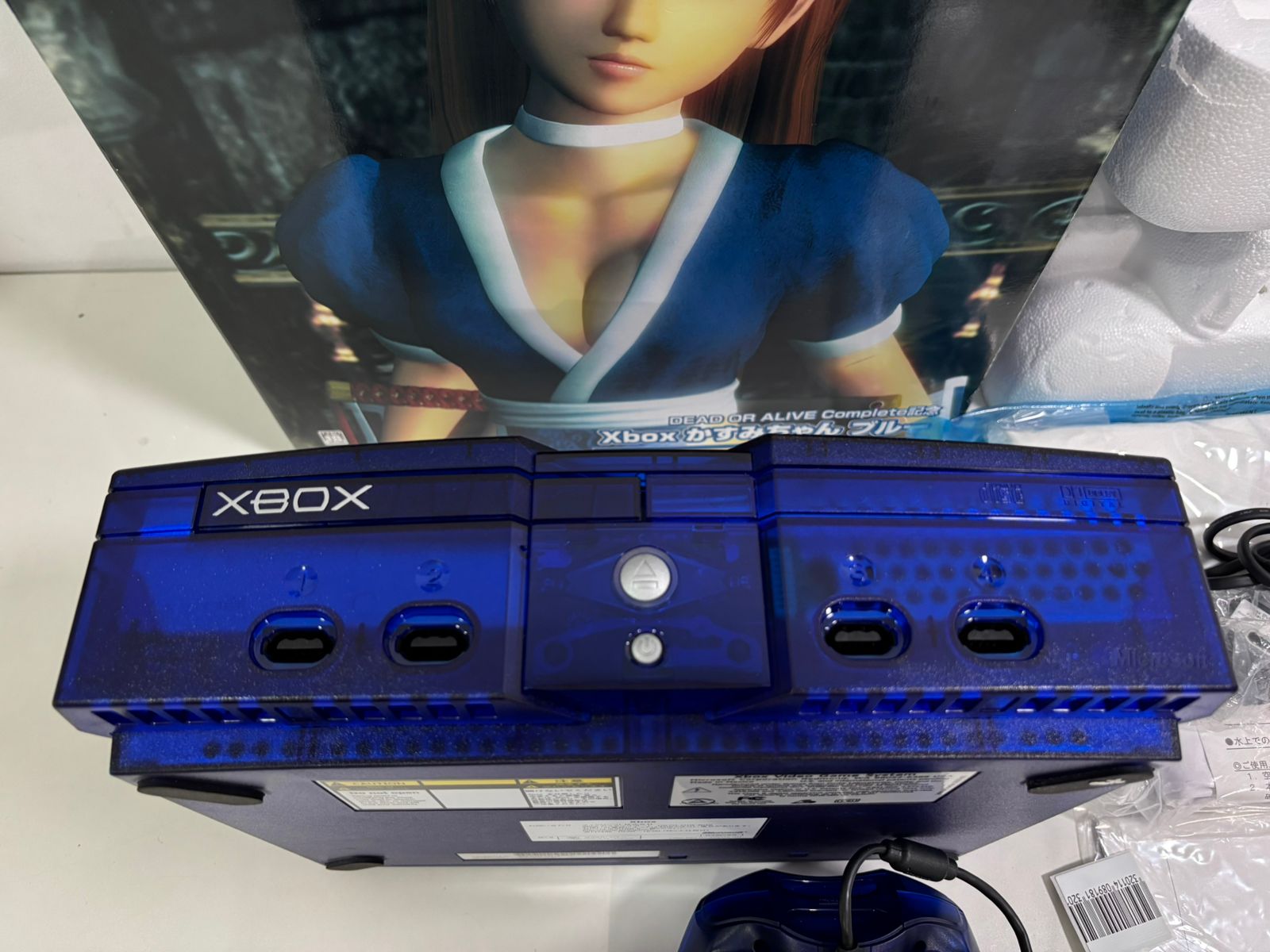 Console Xbox Classic Kasumi Blue Edição Dead Or Alive Ultimate