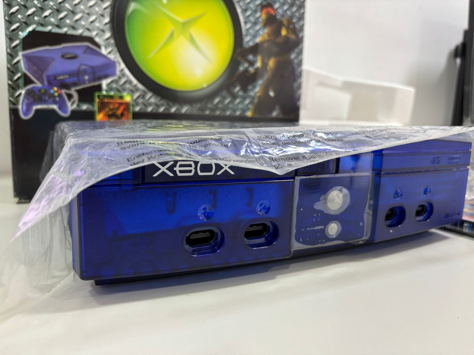 Console Xbox Classic Halo 2 Edition Blue - Xbox Clássico - www