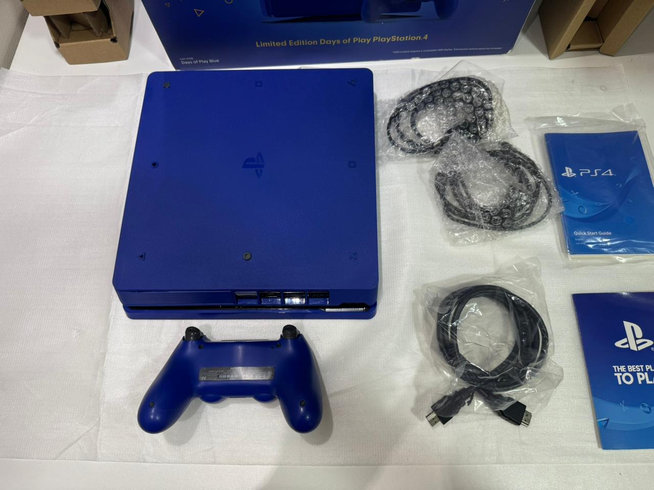 Console Playstation 4 Slim Edição Days OF Play Azul - PS4 Slim 1TB
