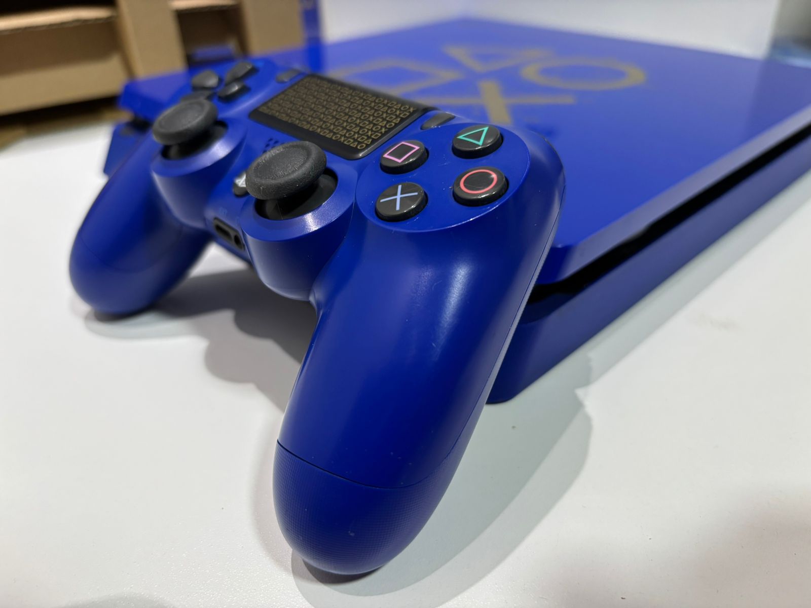 Console Playstation 4 Slim Edição Days OF Play Azul - PS4 Slim 1TB ...
