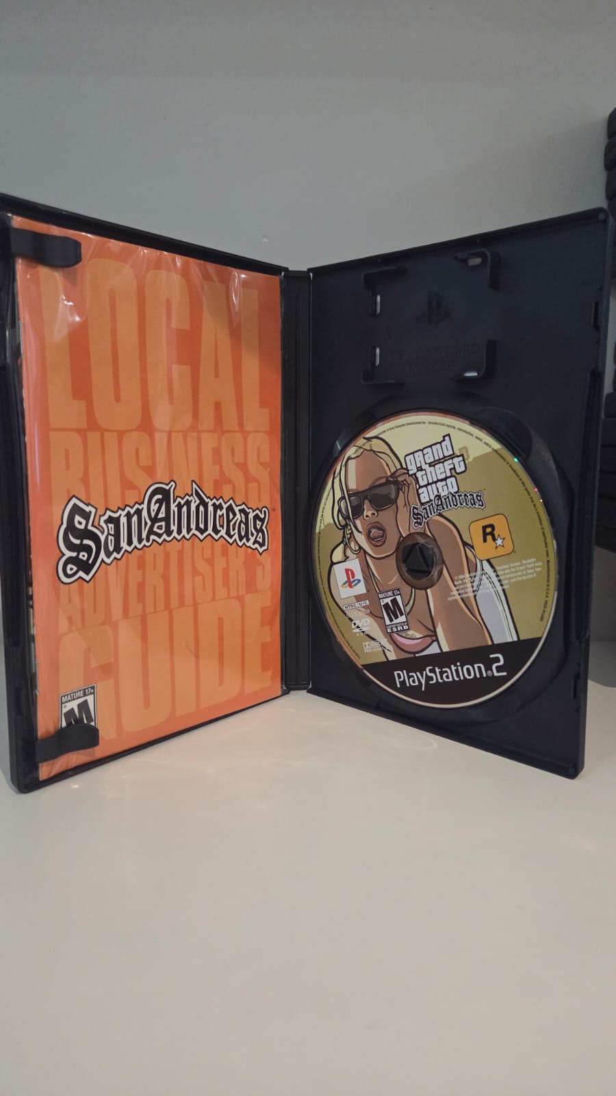 Grand Theft Auto - GTA San Andreas PS2 Original Americano (Usado) - www ...