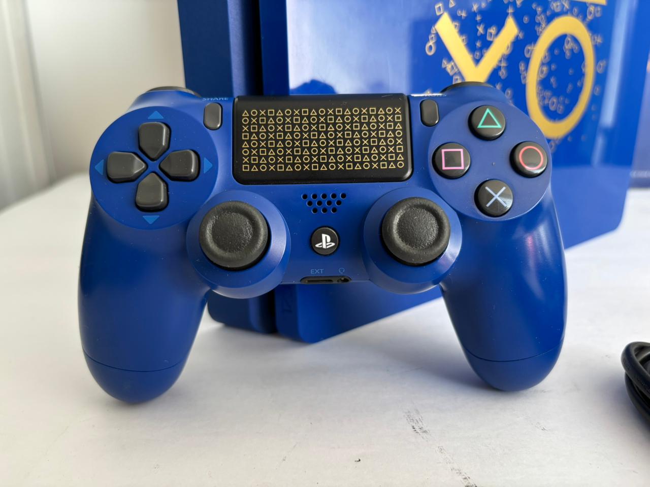Console Playstation 4 Slim Edição Days OF Play Azul - PS4 Slim 1TB ...