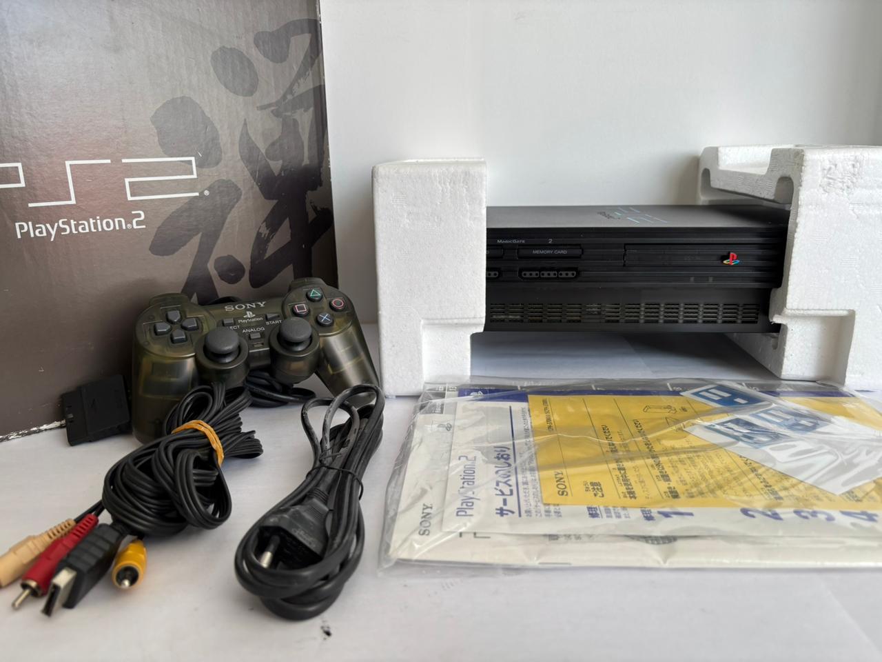 Console Playstation 2 Fat Zen Black Japonês SCPH-37000 - PS2 FAT