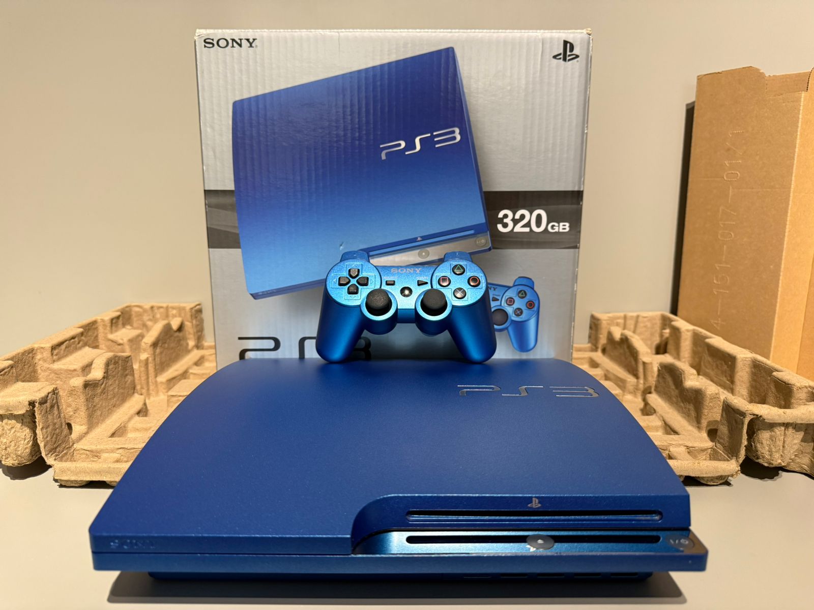 Console Playstation 3 Slim Splash Blue - SP3 Slim Azul - www