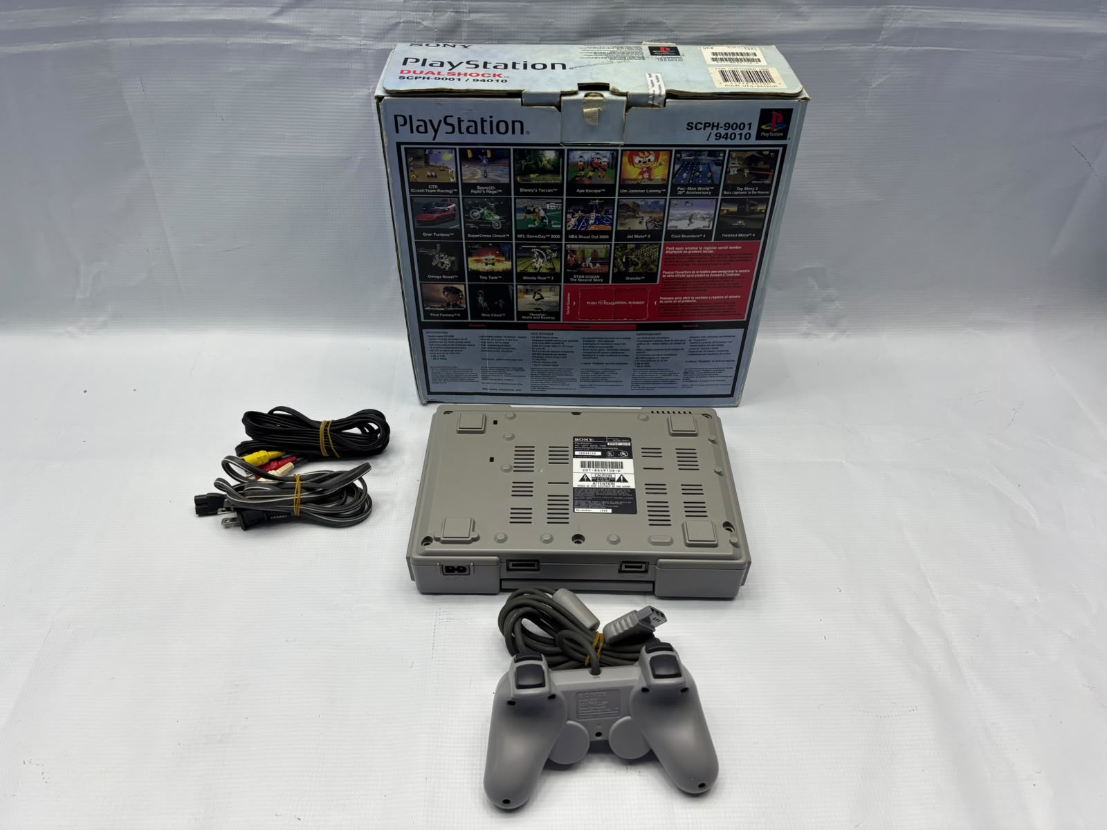 Console Playstation 1 Dualshock Americano SCPH-9001- PS1 Fat - www