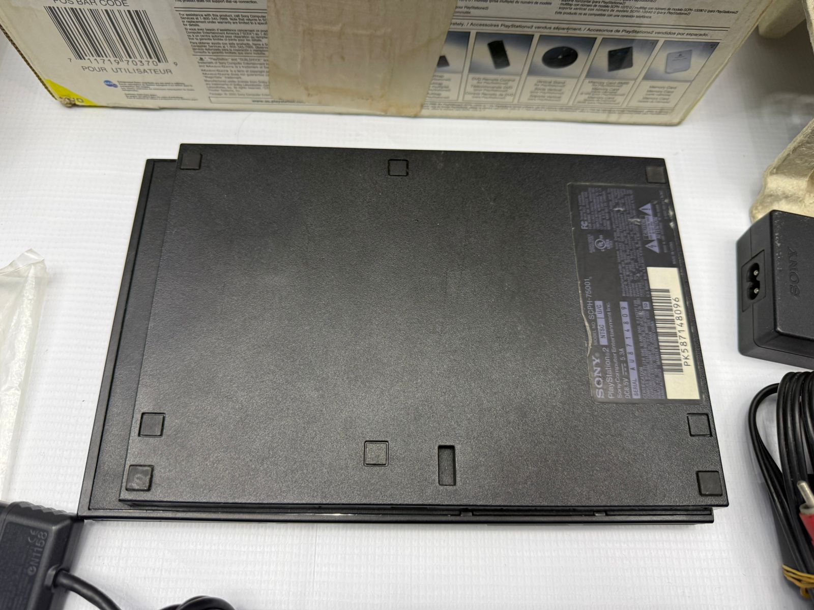 Console Playstation 2 Slim Americano SCPH-75001 - PS2 Serial