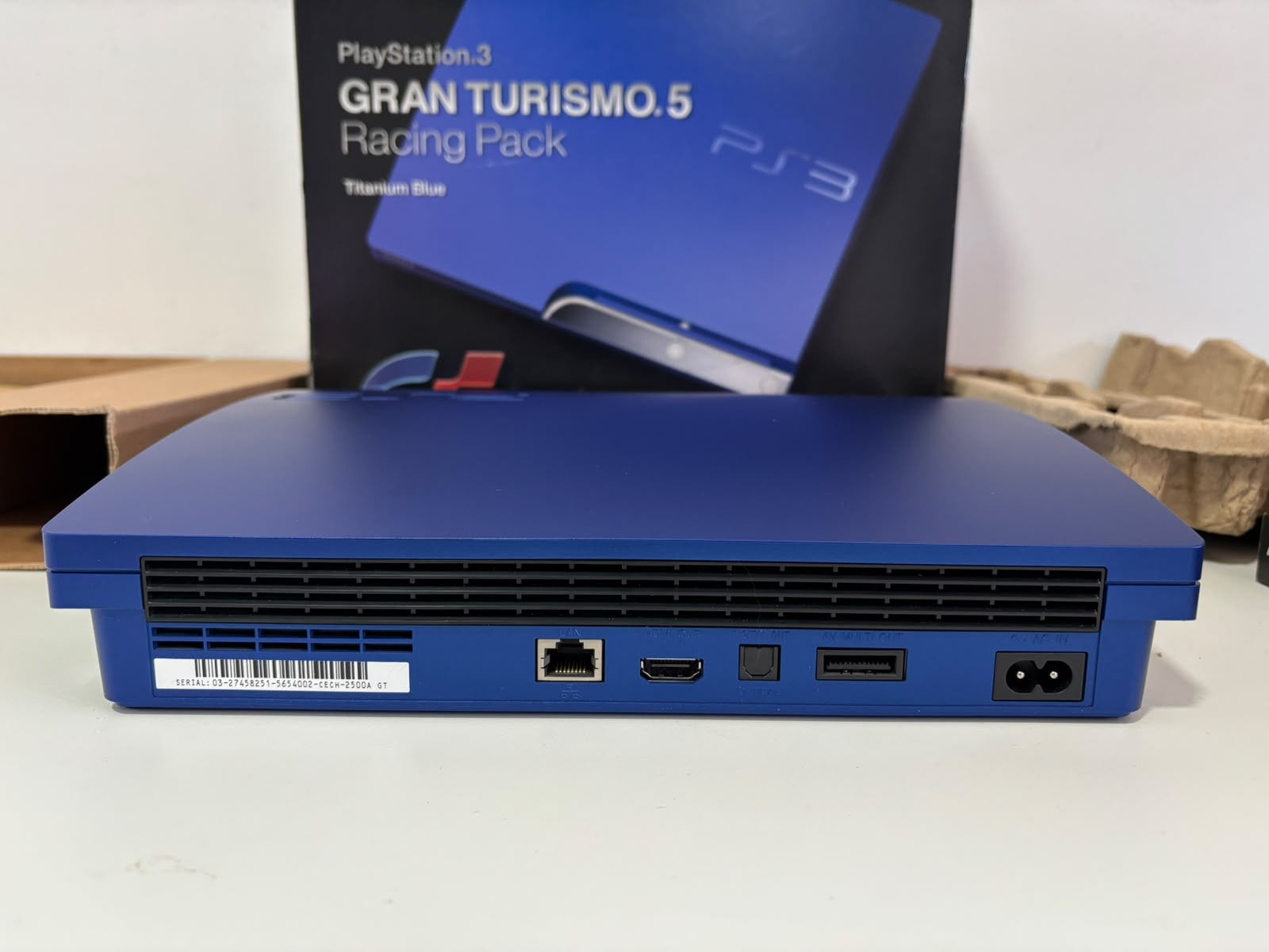 Console PlayStation 3 Slim Ediçâo Gran Turismo 5 Blue - PS3 Slim