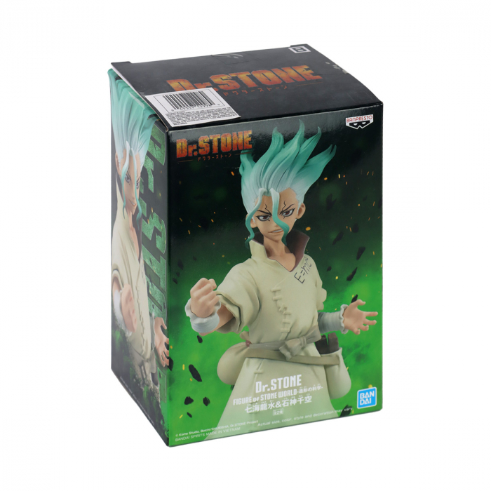 GEN ASAGIRI EM PÉ DR. STONE FIGURE OF STONE WORLD VOL.1 BANPRESTO 100 GEN ASAGIRI EM PÉ DR. STONE FIGURE OF STONE WORLD VOL.1 BANPRESTO 100