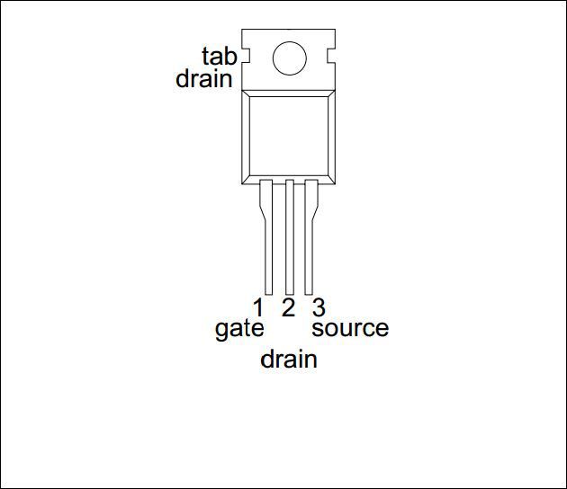 Transistor IRF540Z - MOSFET de canal N | Baú da Eletrônica - Baú da ...