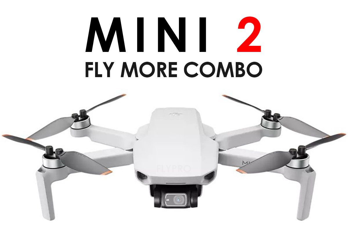 Drone DJI Mini 2 Fly More Combo (Versão NACIONAL) - FlyPro - A